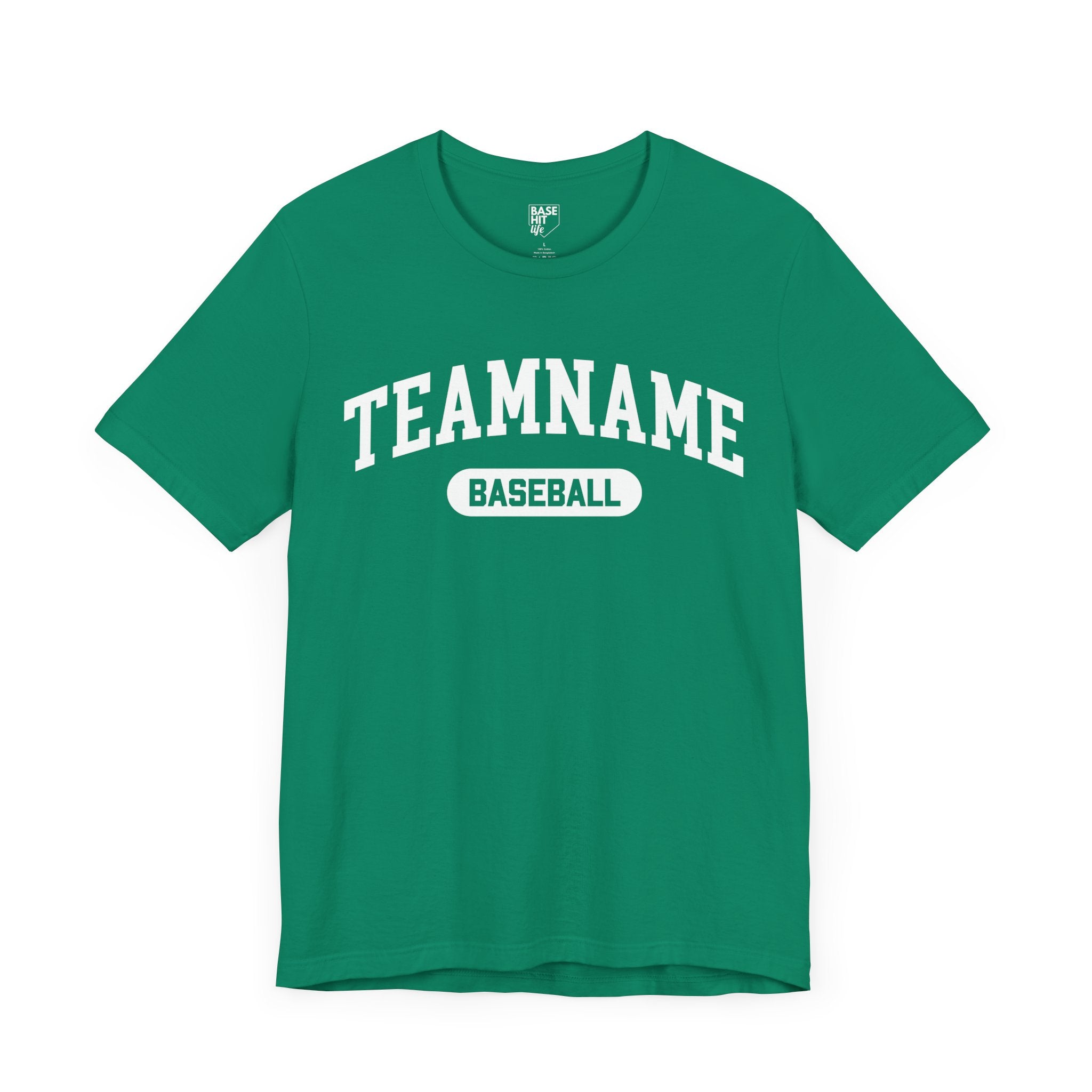 Custom Baseball Team, Name & Number T-Shirt