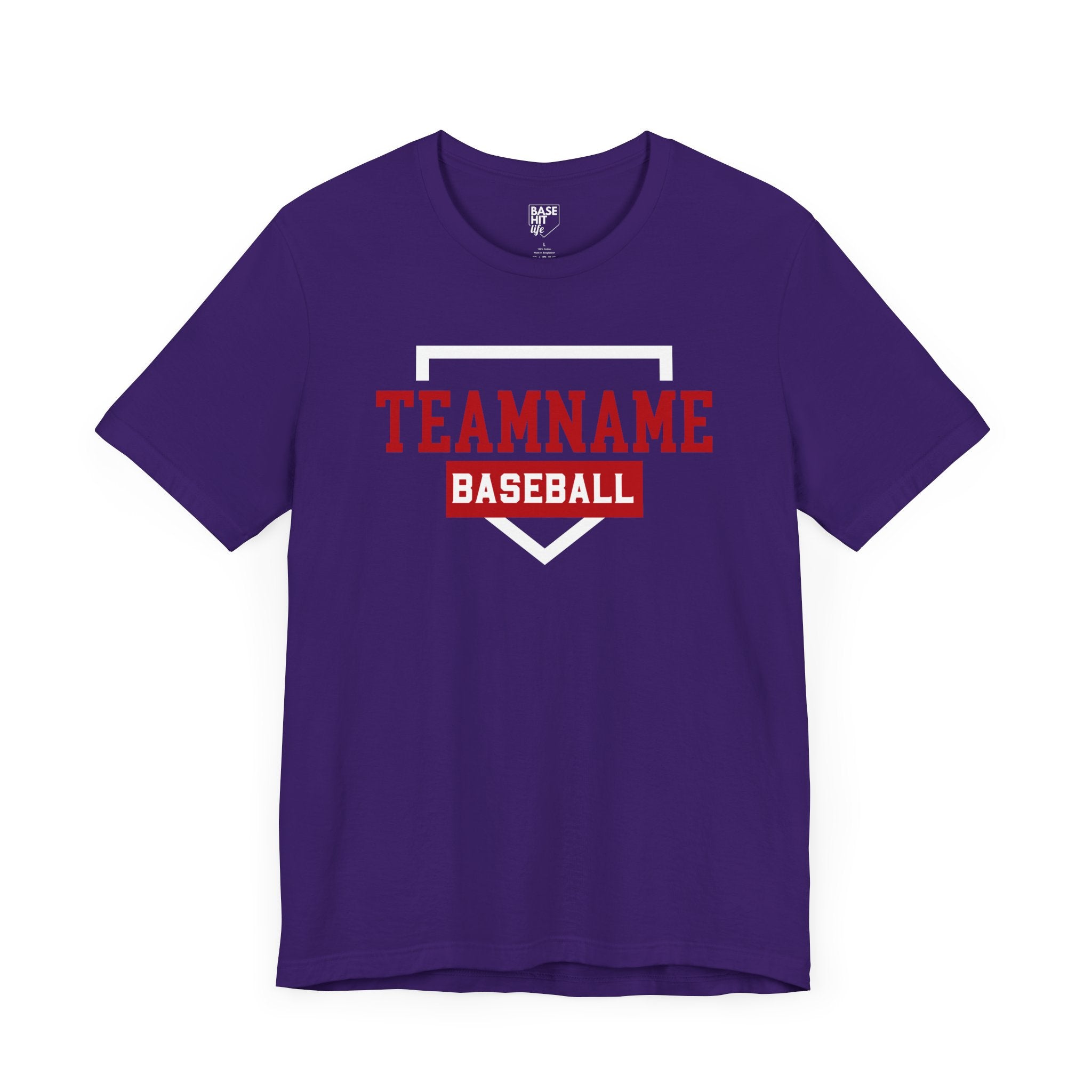 Custom Baseball Team, Name & Number T-Shirt