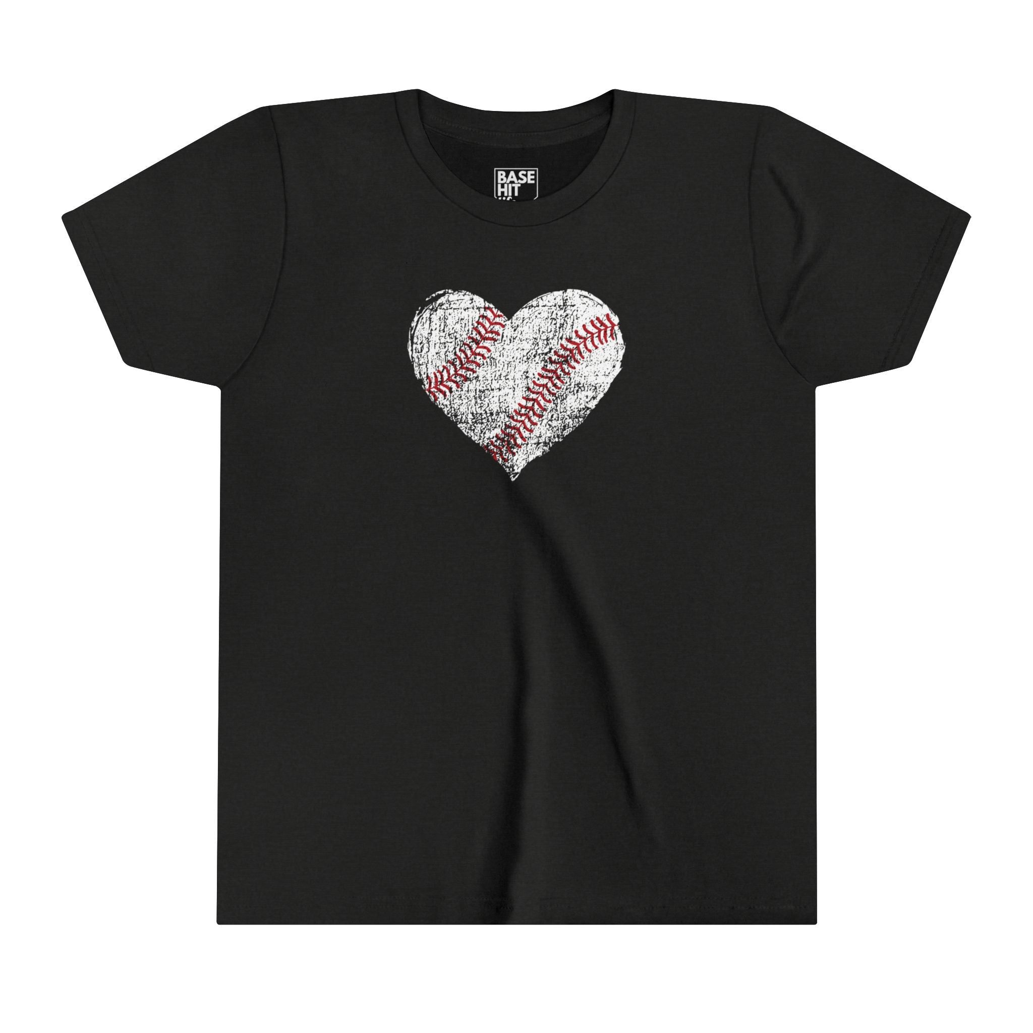 Youth Baseball Heart T-Shirt