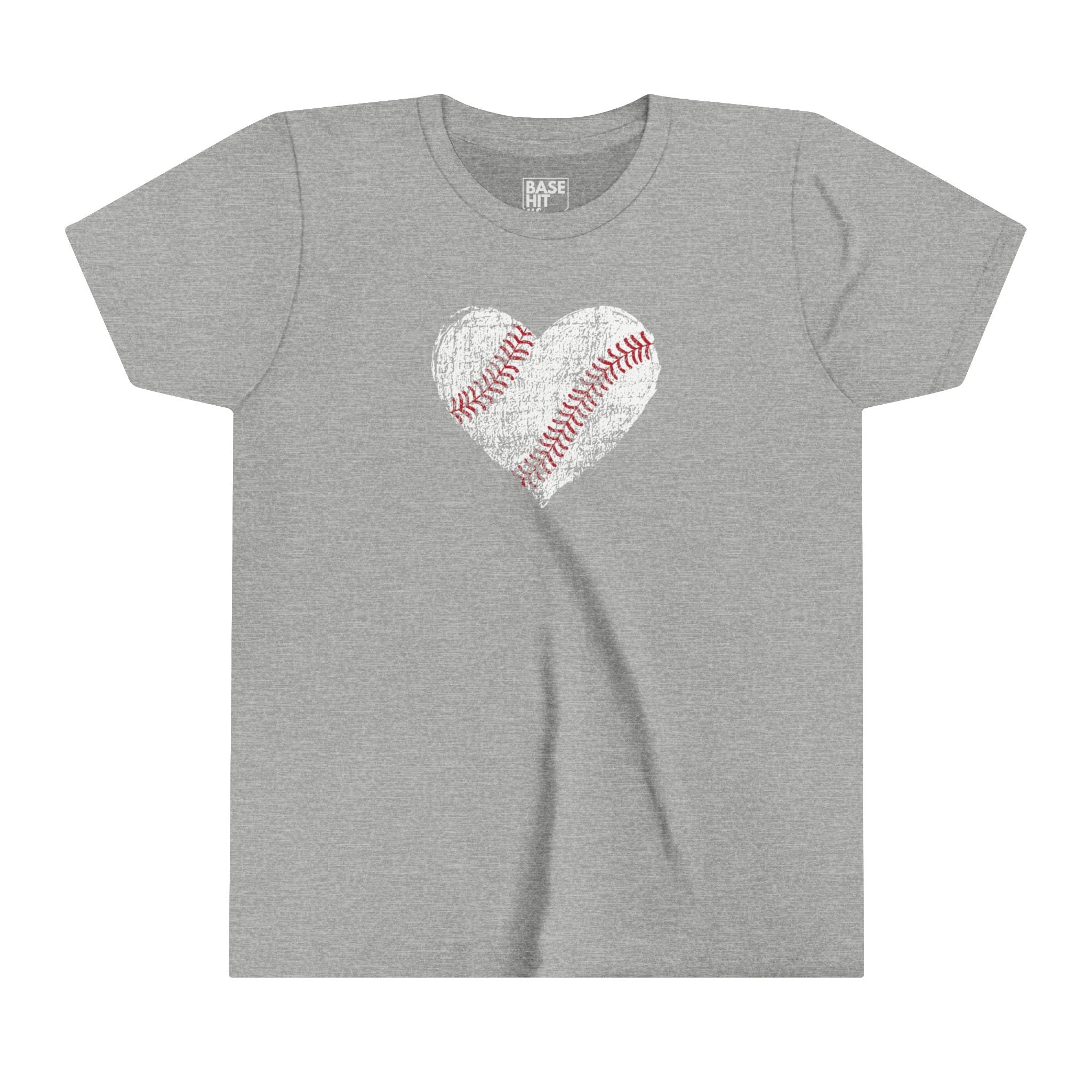 Youth Baseball Heart T-Shirt