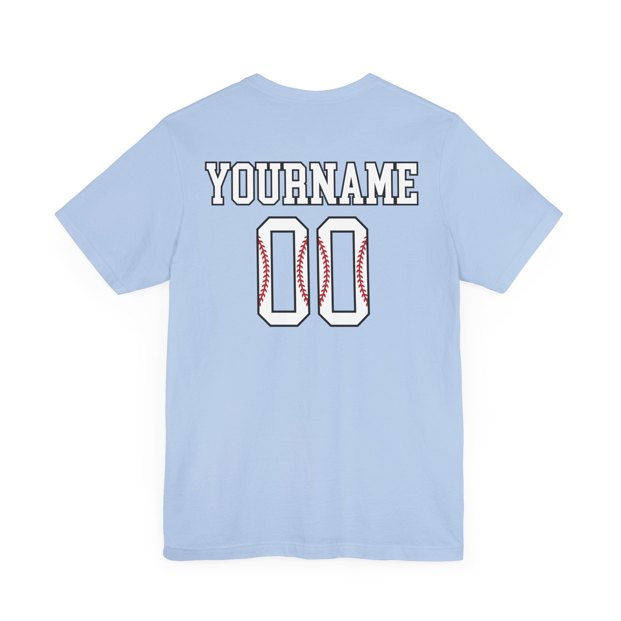 Custom Baseball Player Name & Number T-Shirt