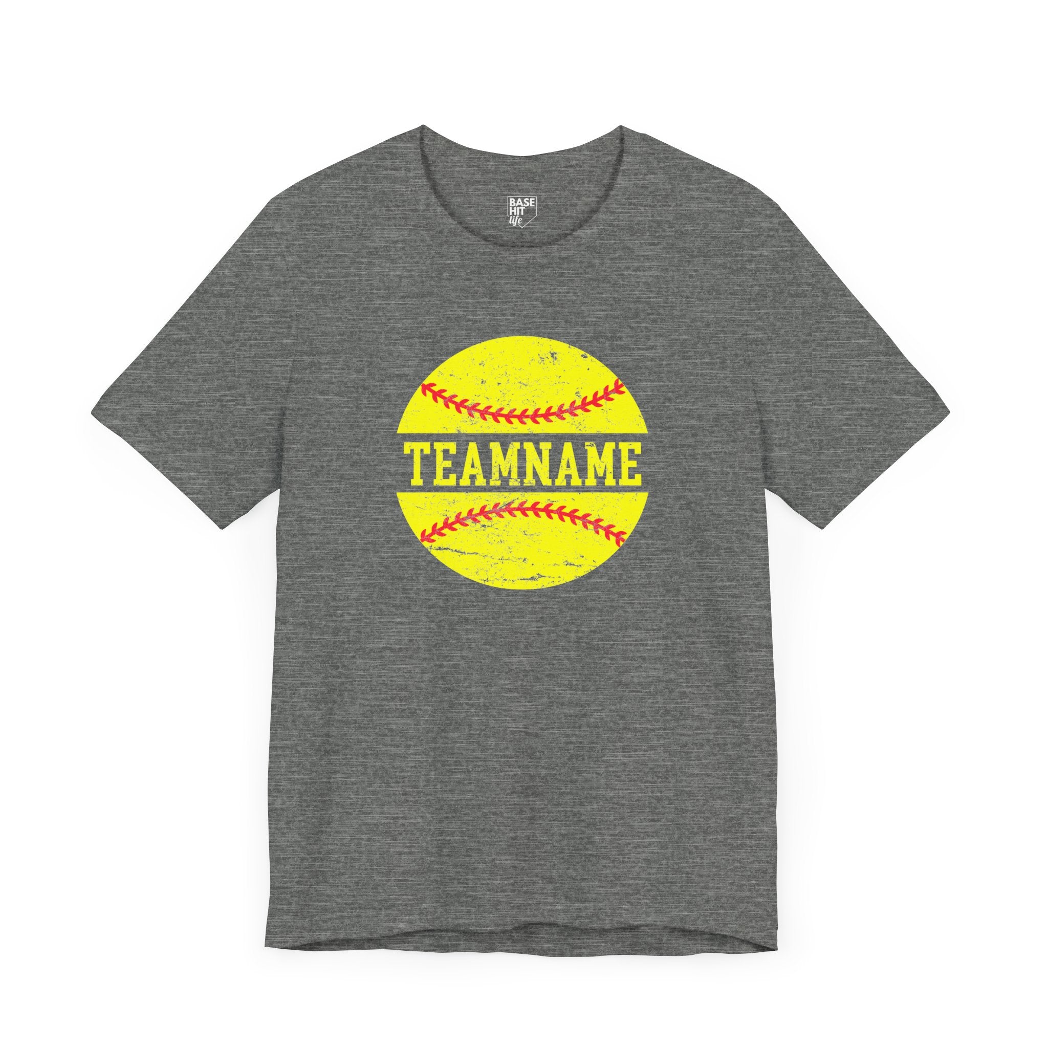 Custom Softball Team, Name & Number T-Shirt