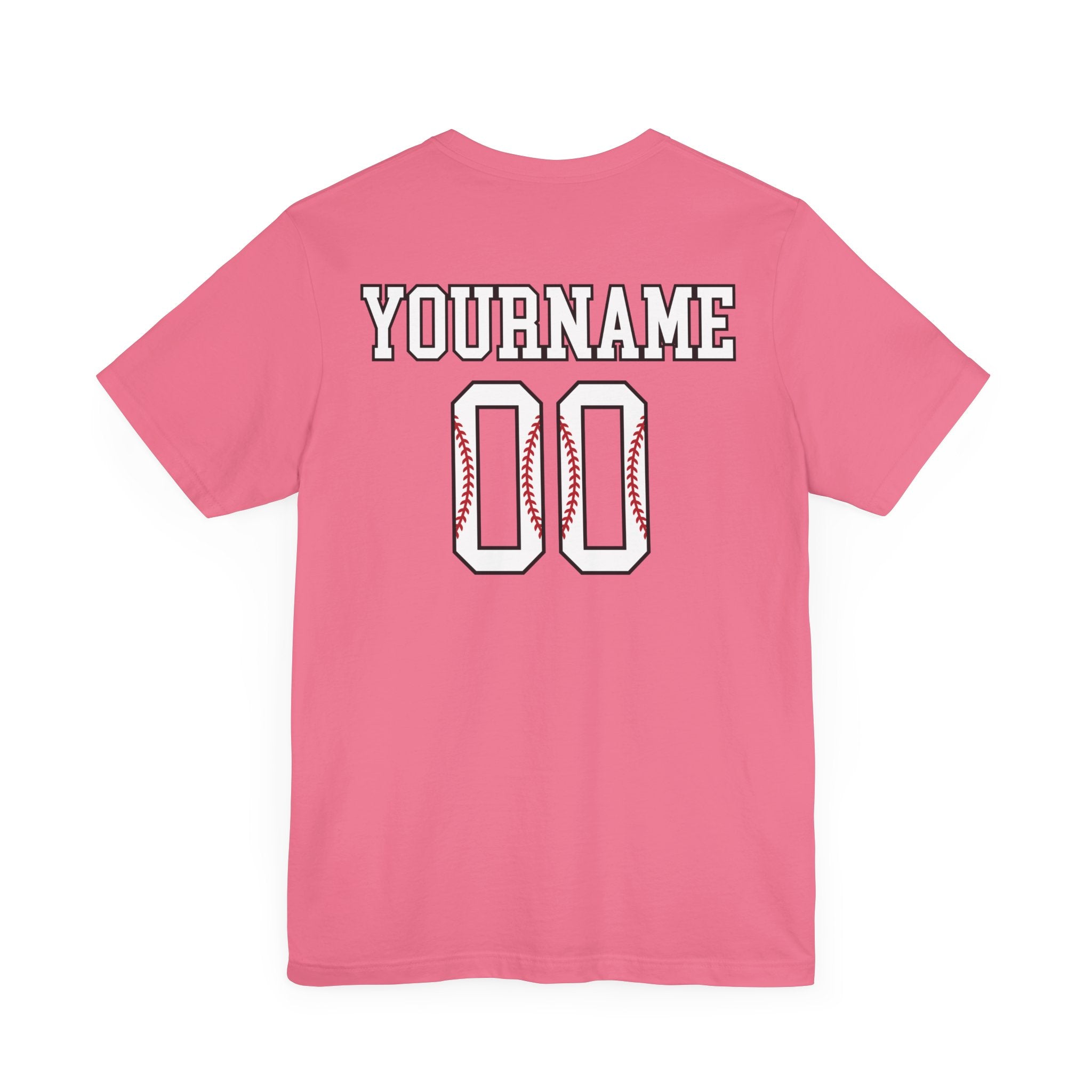 Custom Baseball Player Name & Number T-Shirt