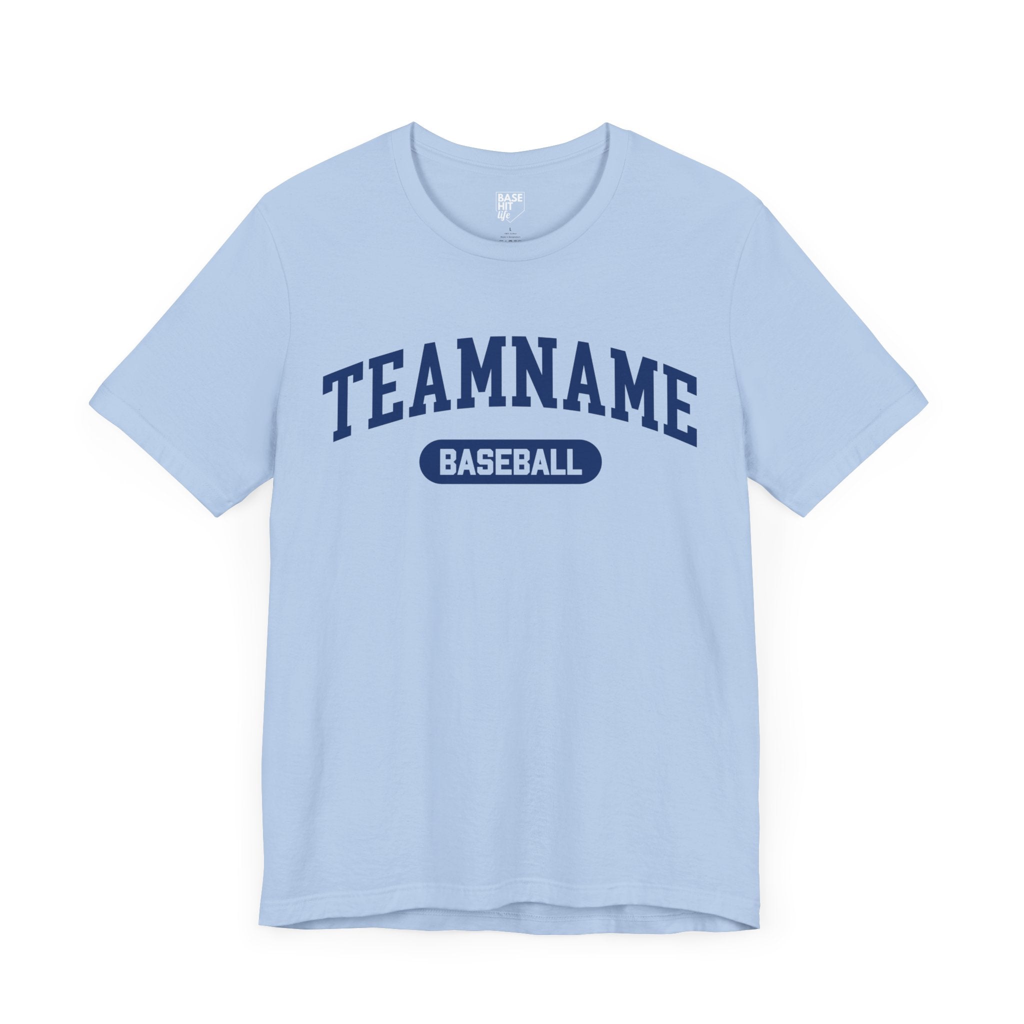 Custom Baseball Team, Name & Number T-Shirt