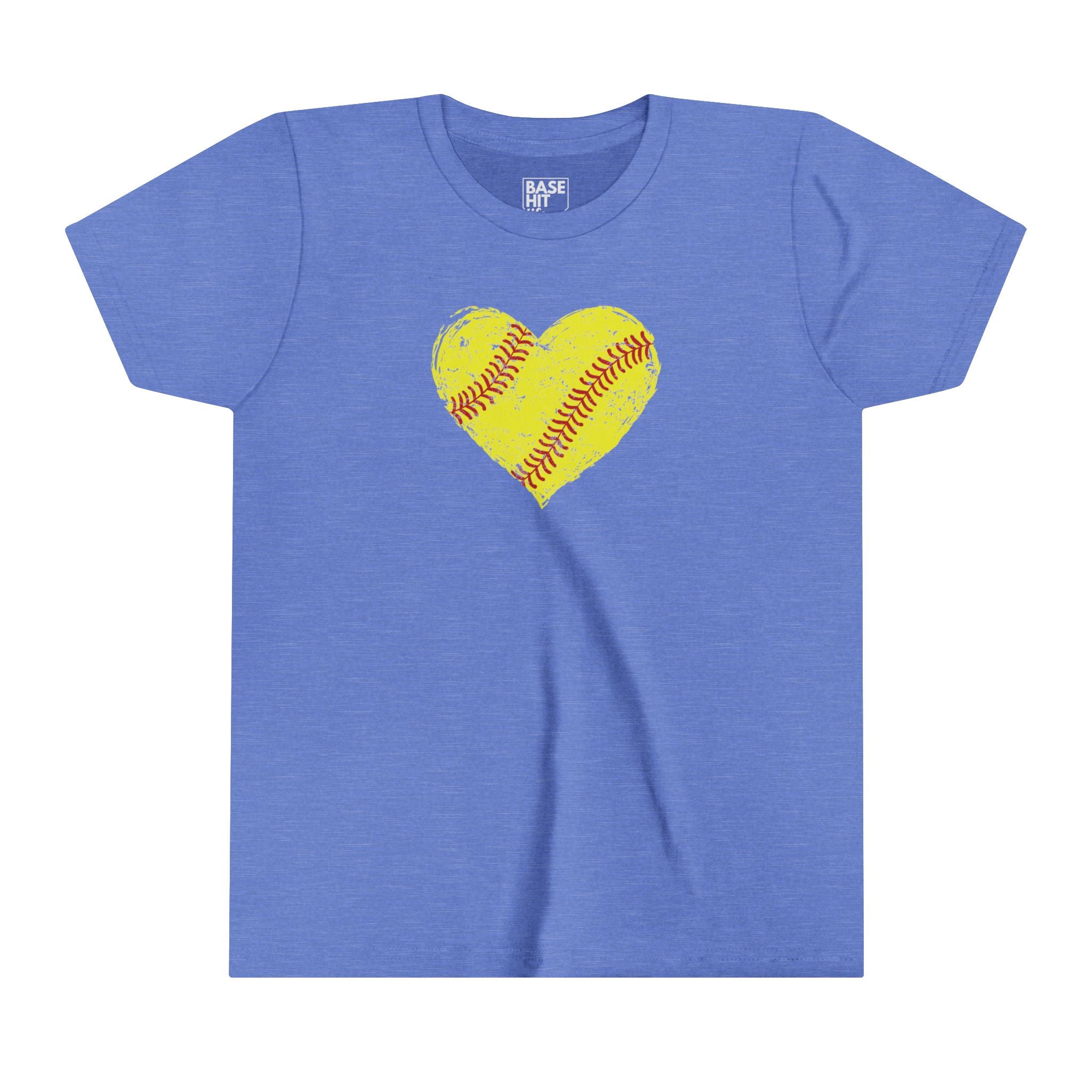 Youth Softball Heart T-Shirt
