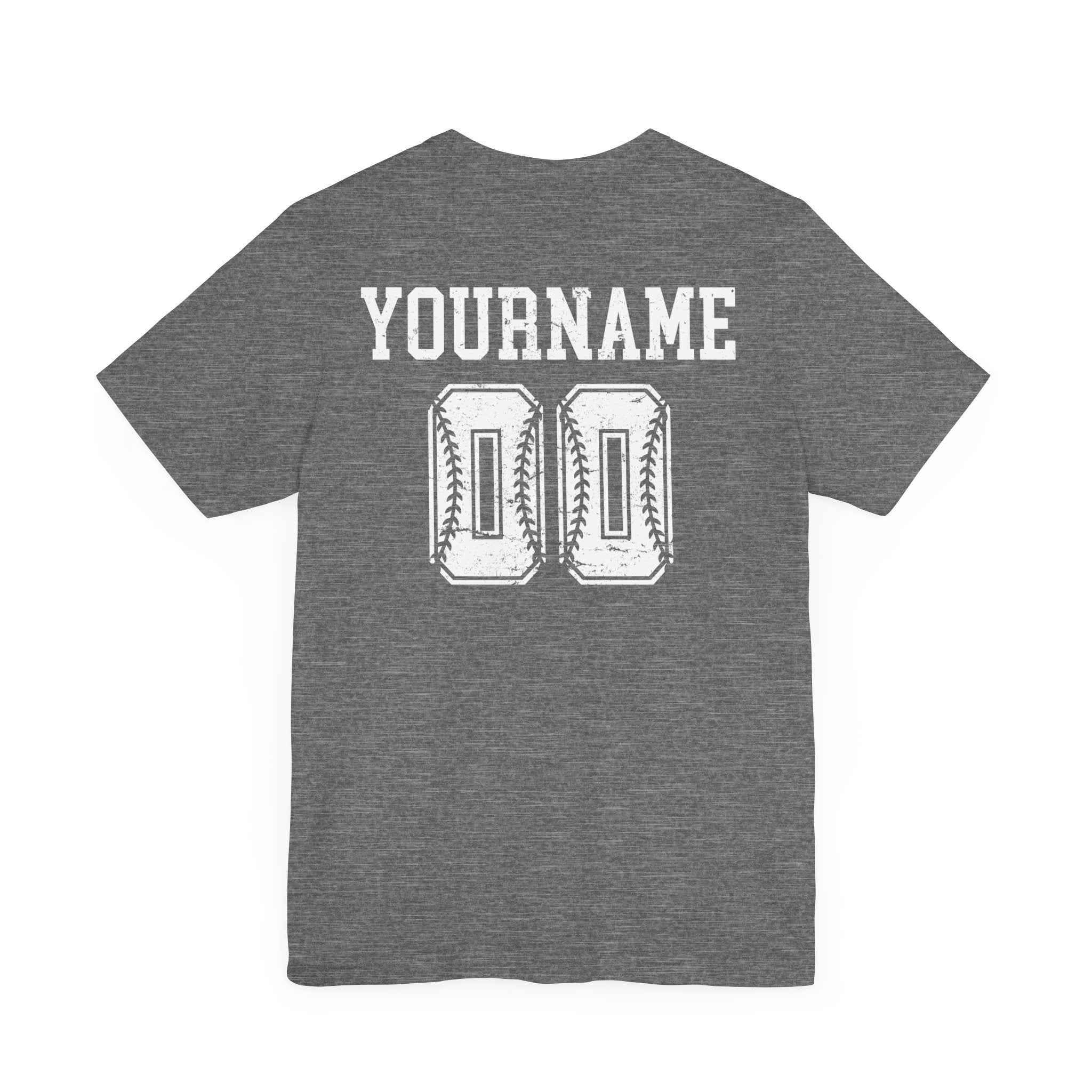 Custom Baseball Team, Name & Number T-Shirt