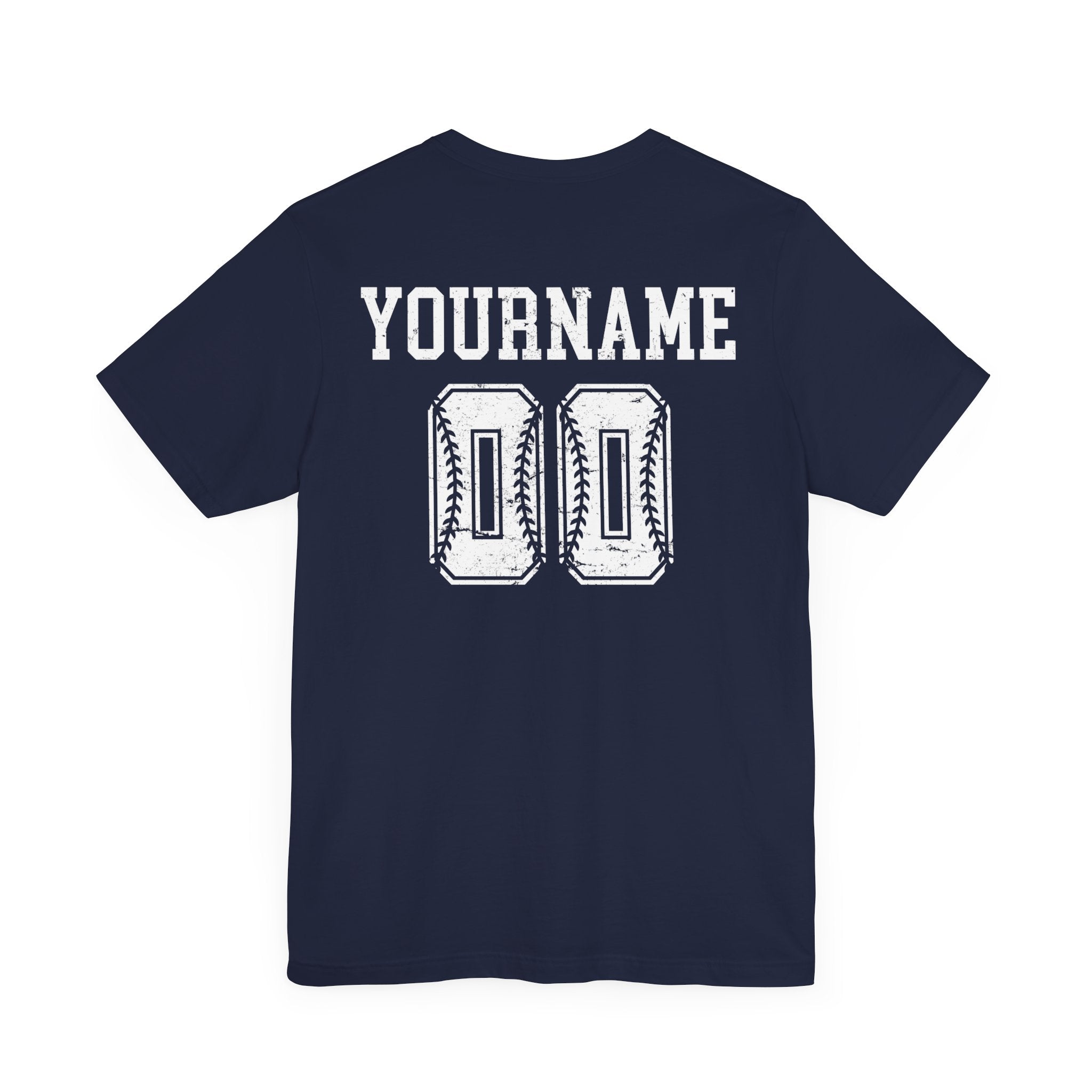 Custom Baseball Team, Name & Number T-Shirt