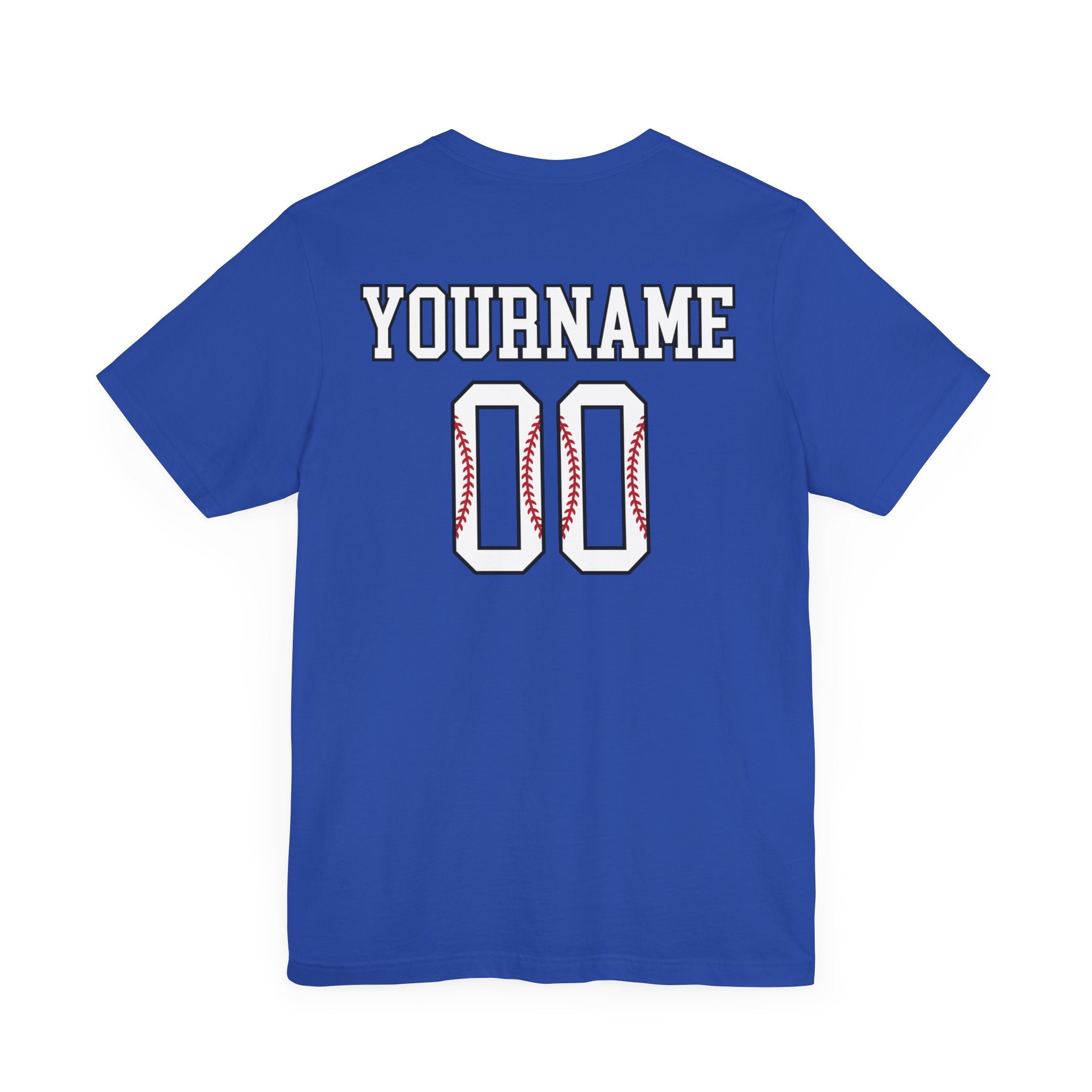 Custom Baseball Player Name & Number T-Shirt