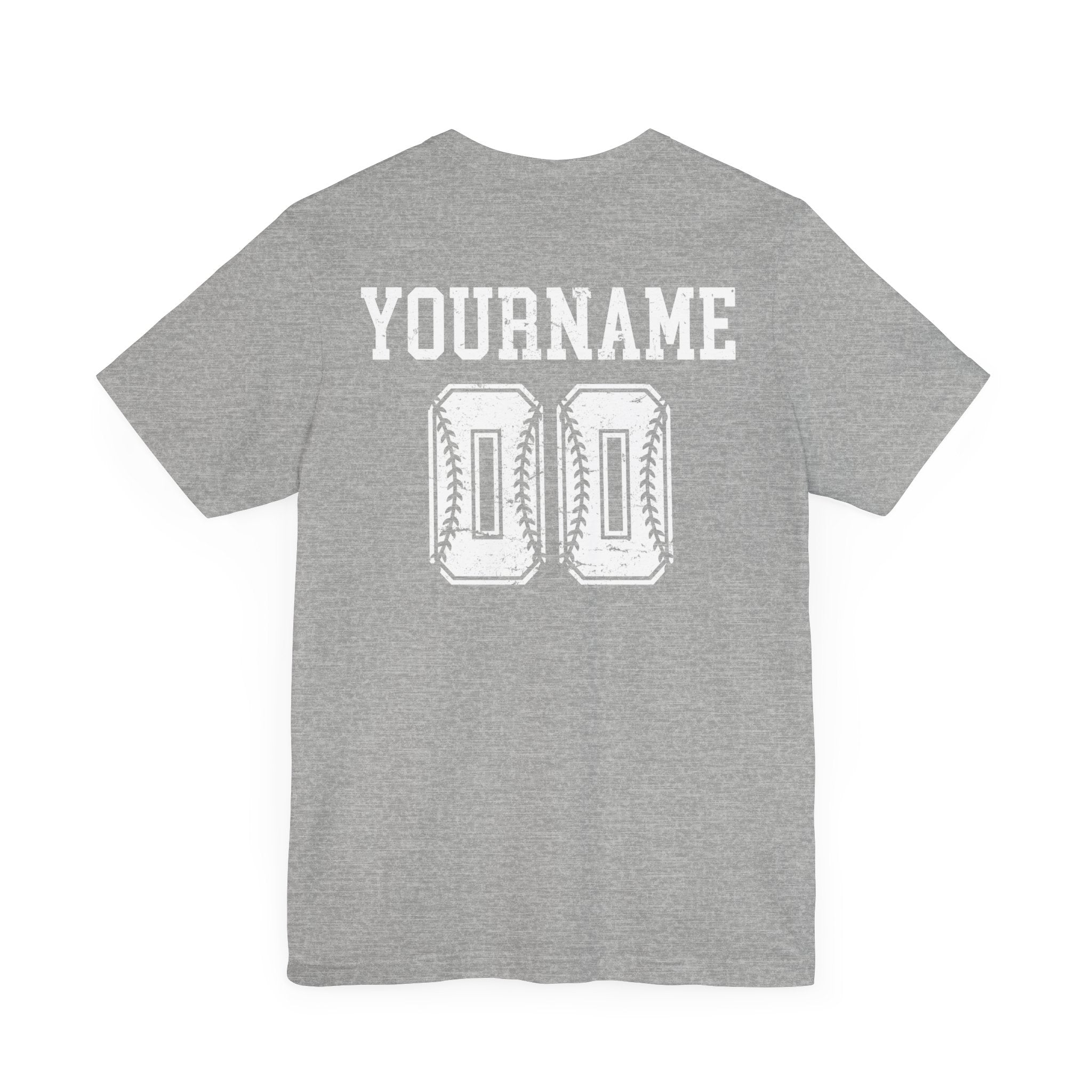 Custom Baseball Team, Name & Number T-Shirt
