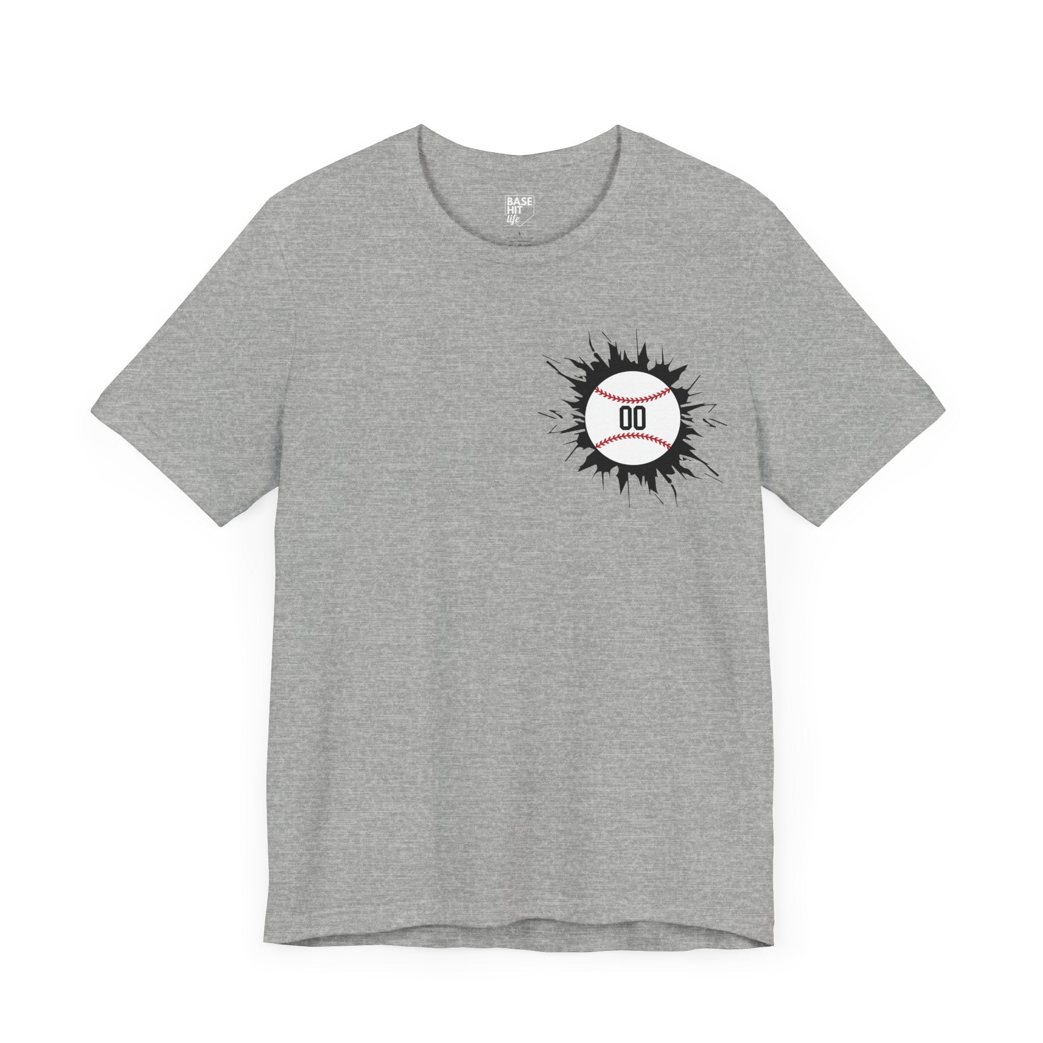 Custom Baseball Player Name & Number T-Shirt
