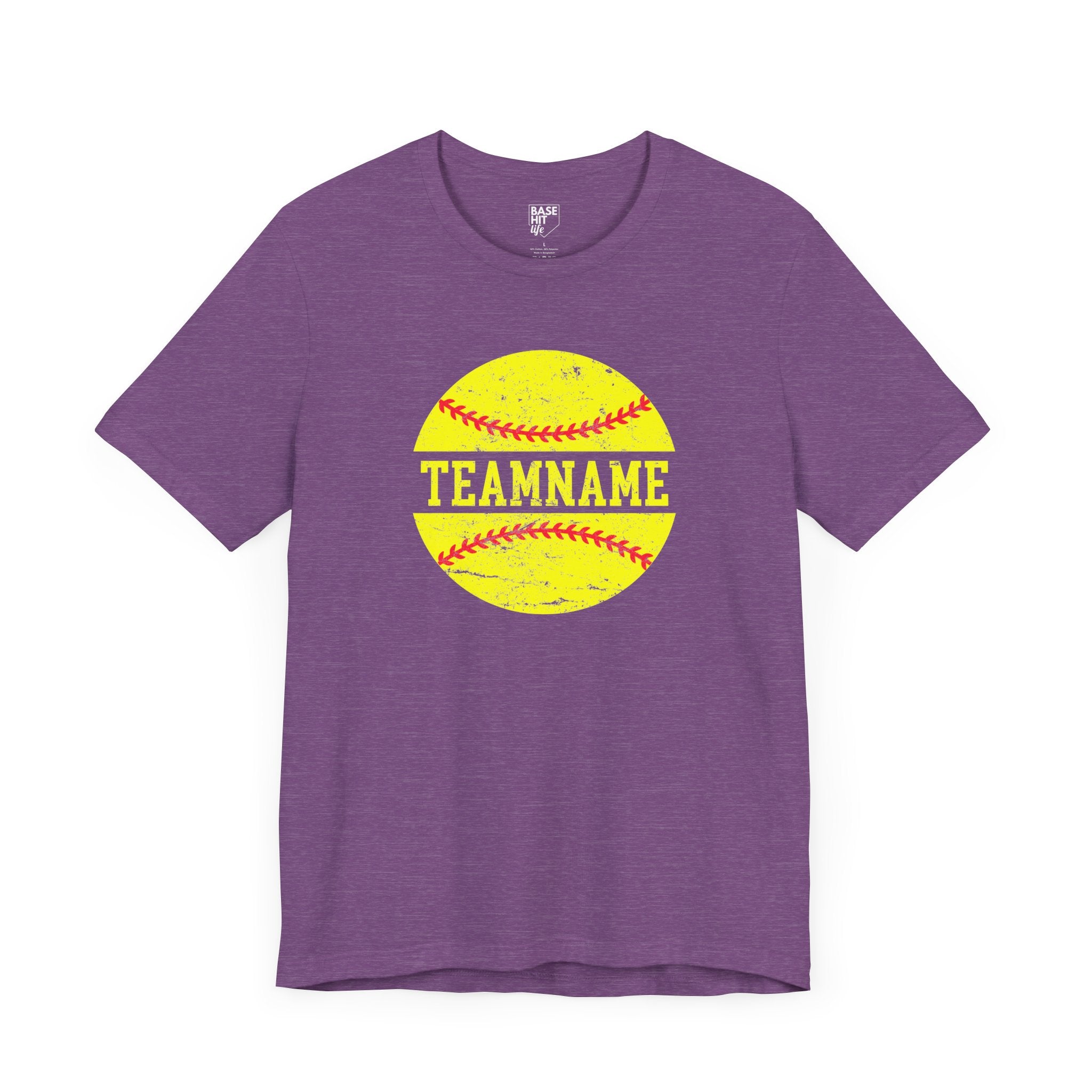Custom Softball Team, Name & Number T-Shirt