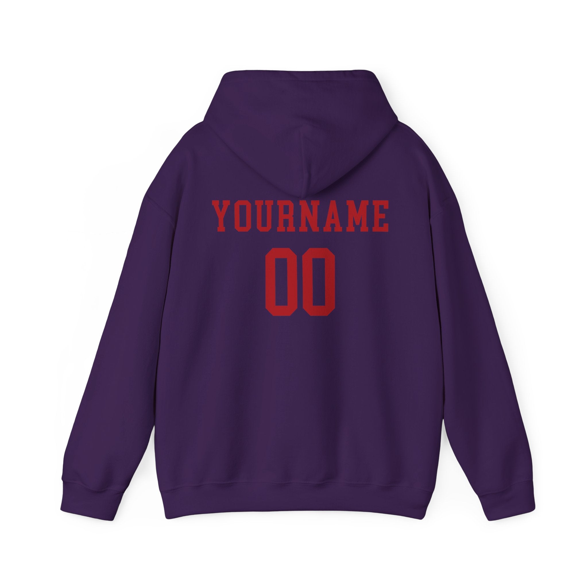 Custom Softball Team, Name & Number Hoodie