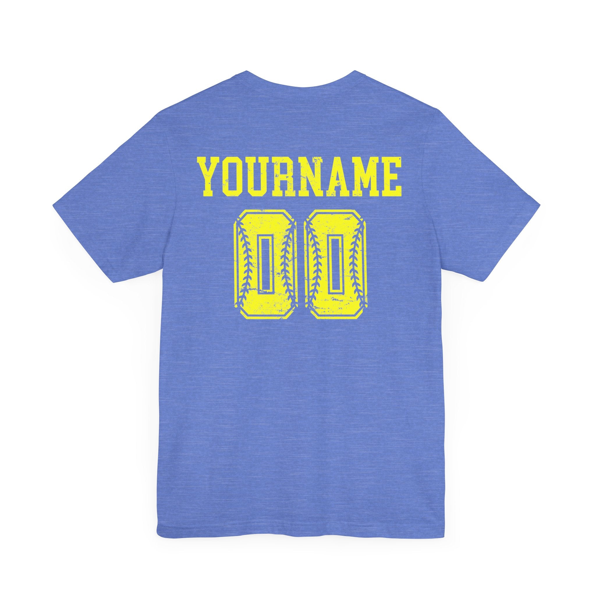 Custom Softball Team, Name & Number T-Shirt
