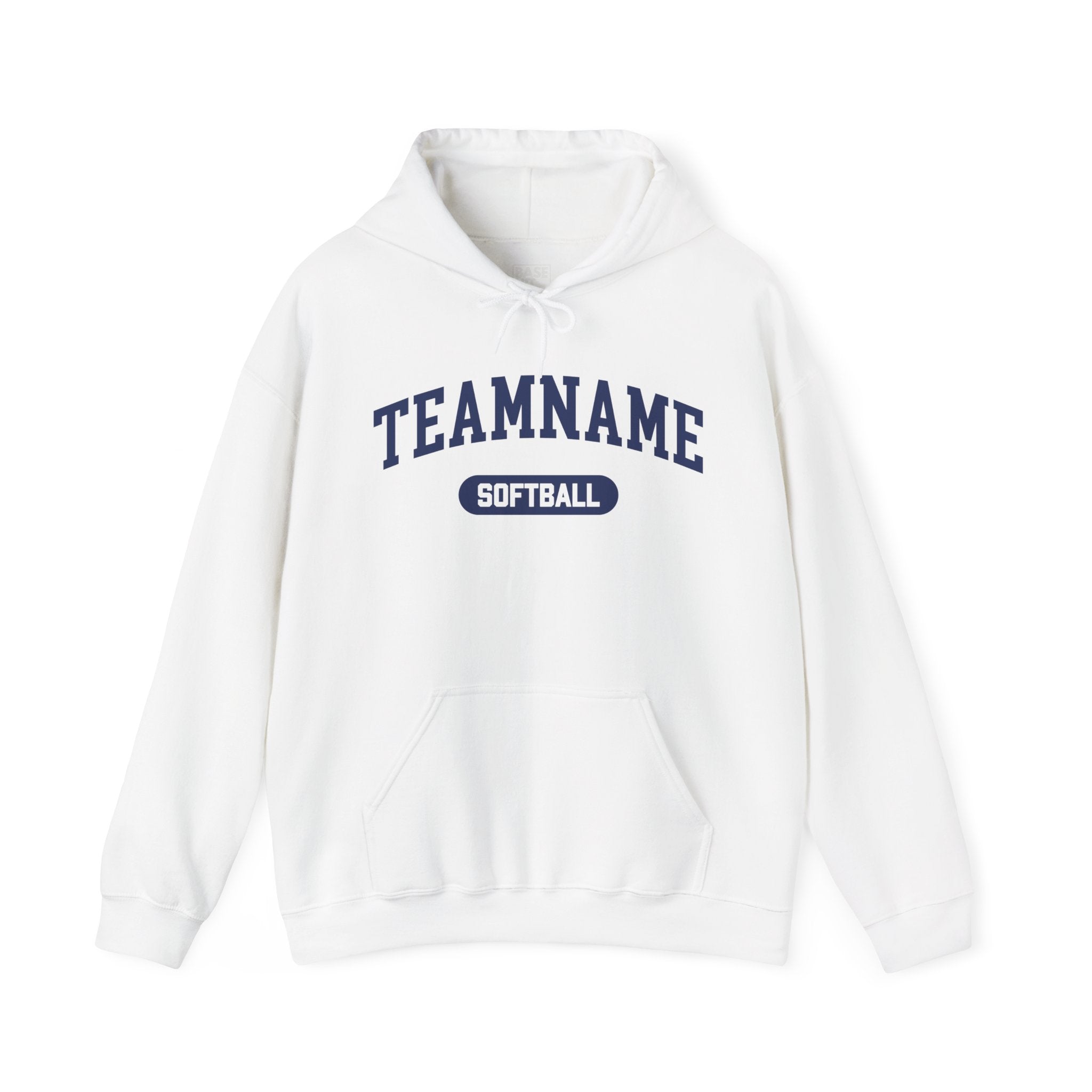Custom Softball Team, Name & Number Hoodie