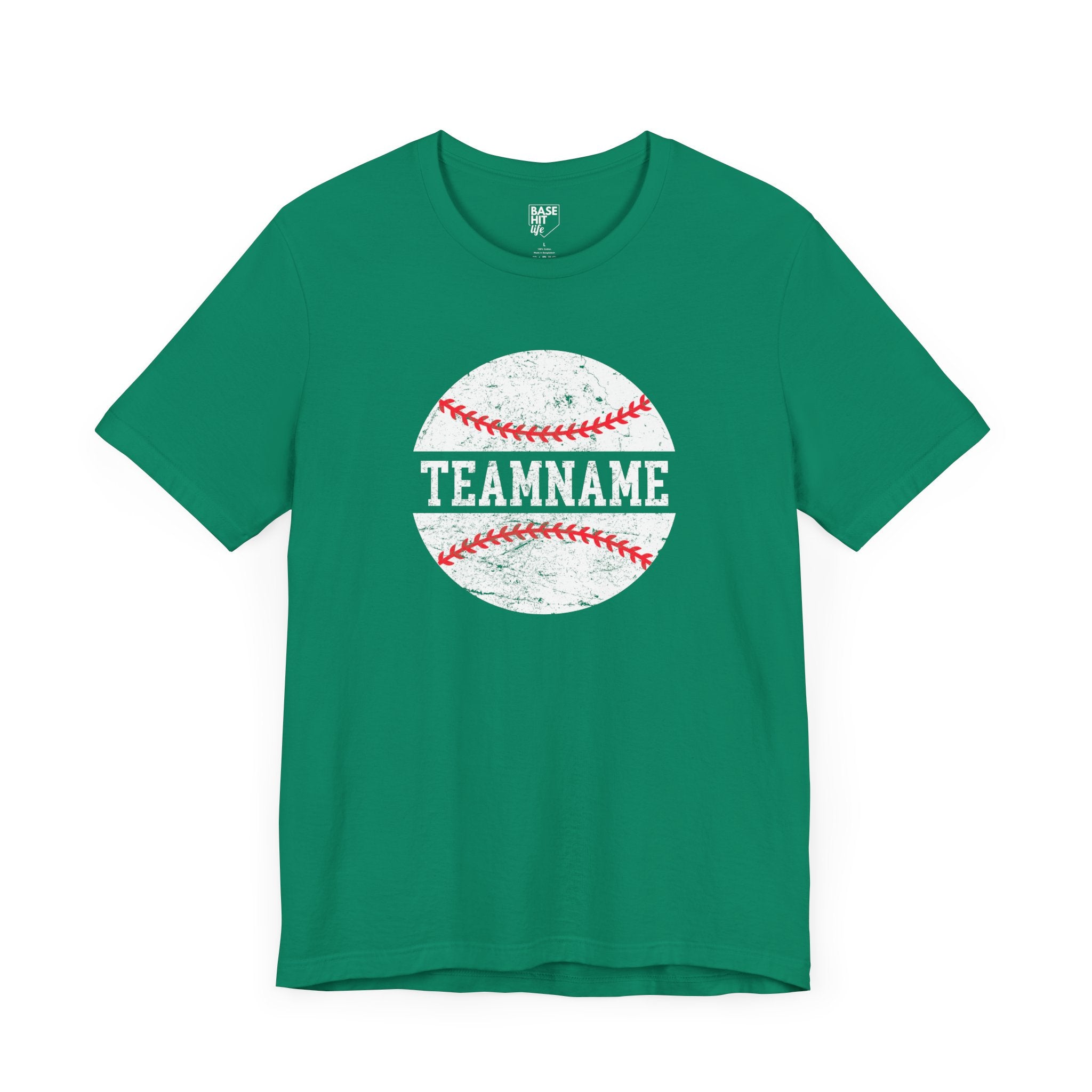 Custom Baseball Team, Name & Number T-Shirt