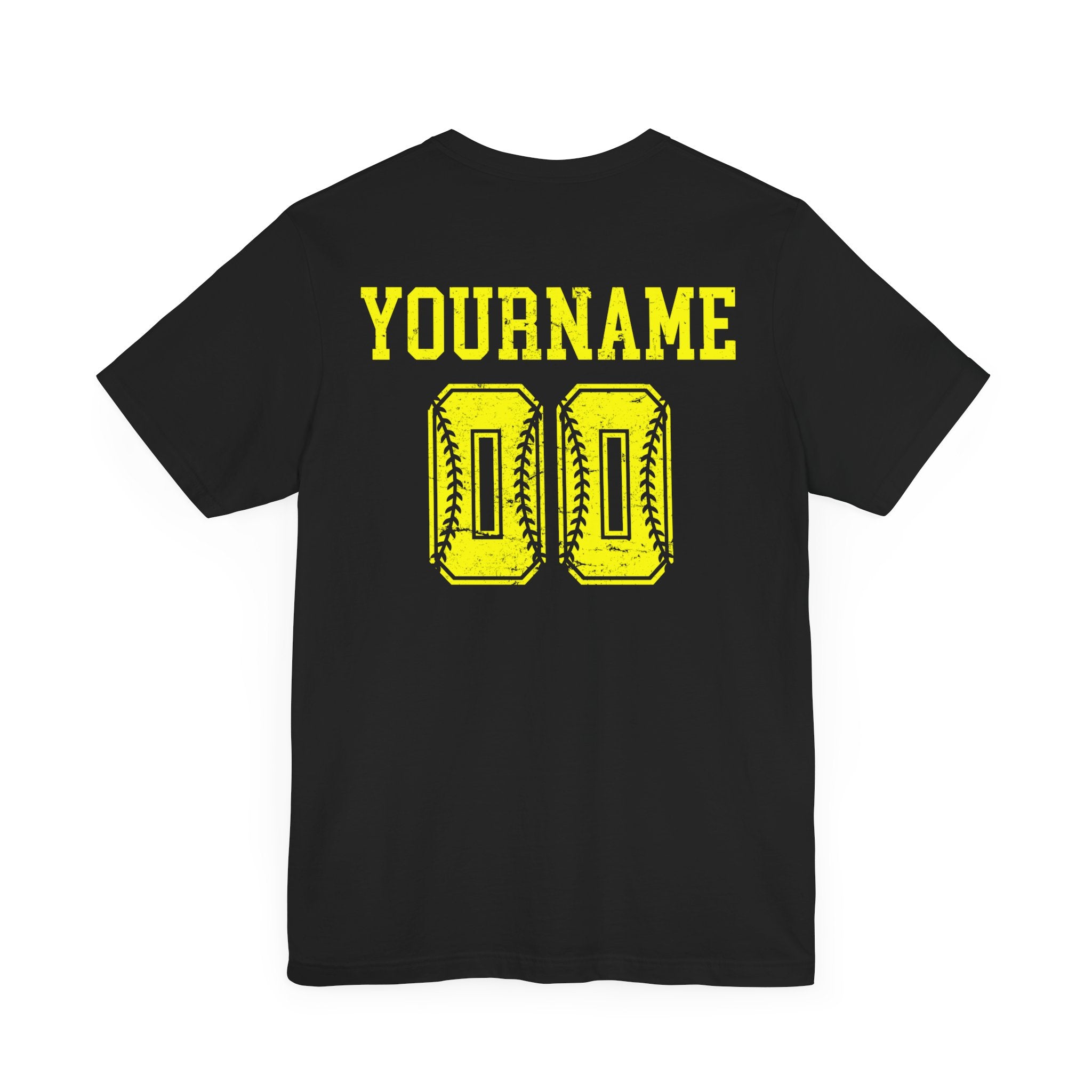 Custom Softball Team, Name & Number T-Shirt