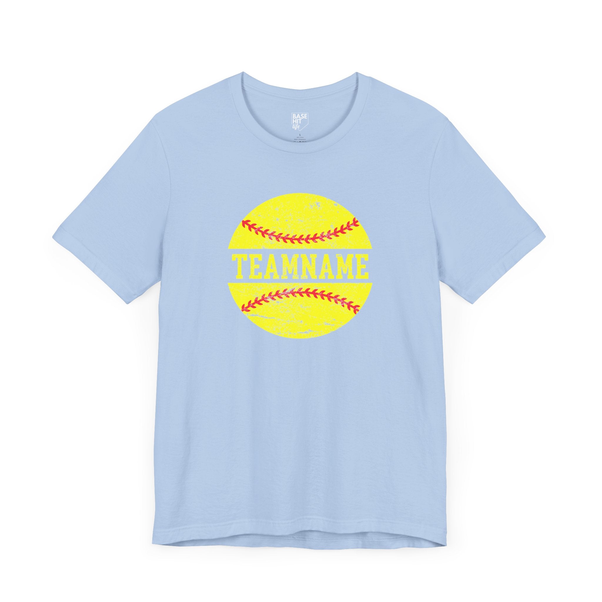 Custom Softball Team, Name & Number T-Shirt