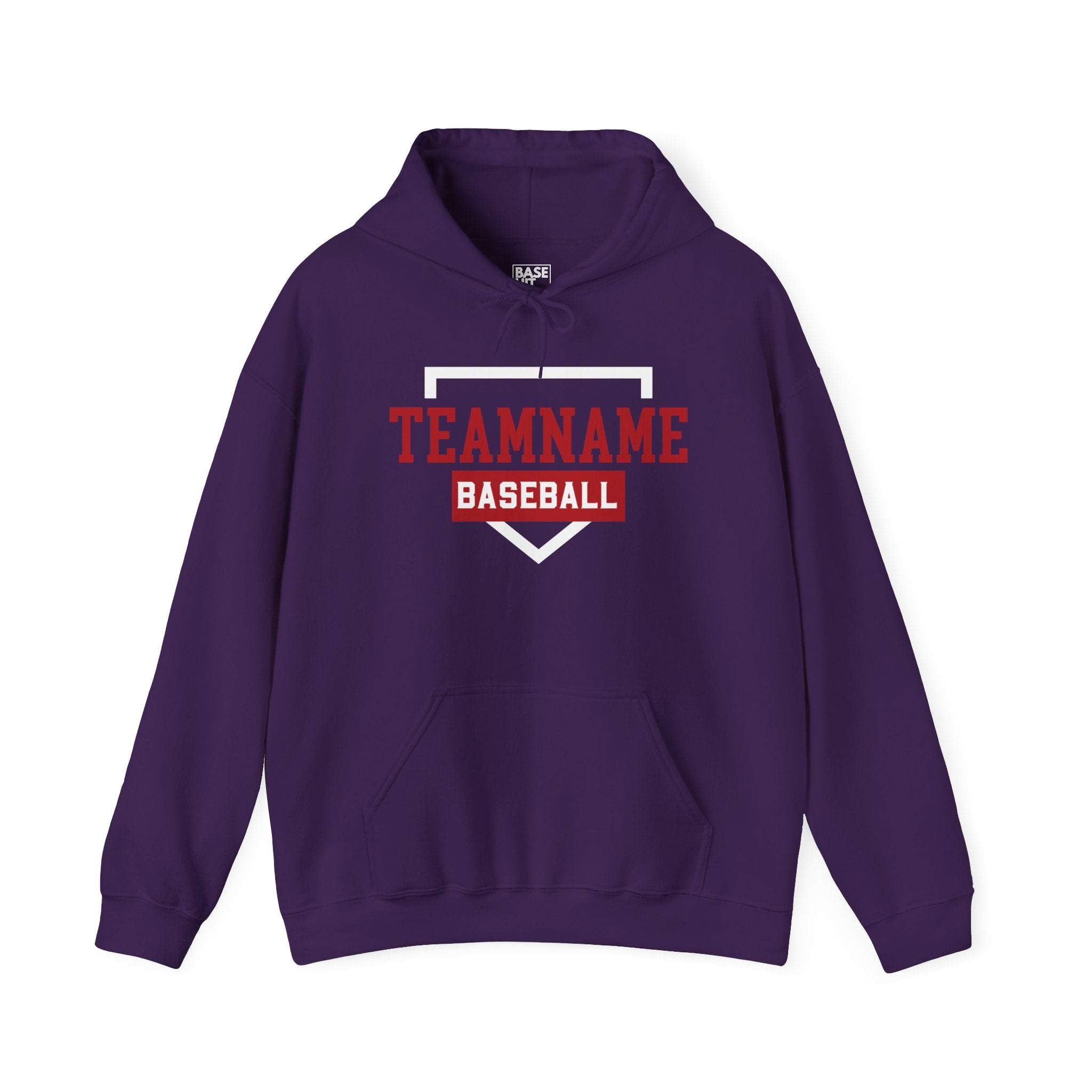 Custom Baseball Team, Name & Number Hoodie