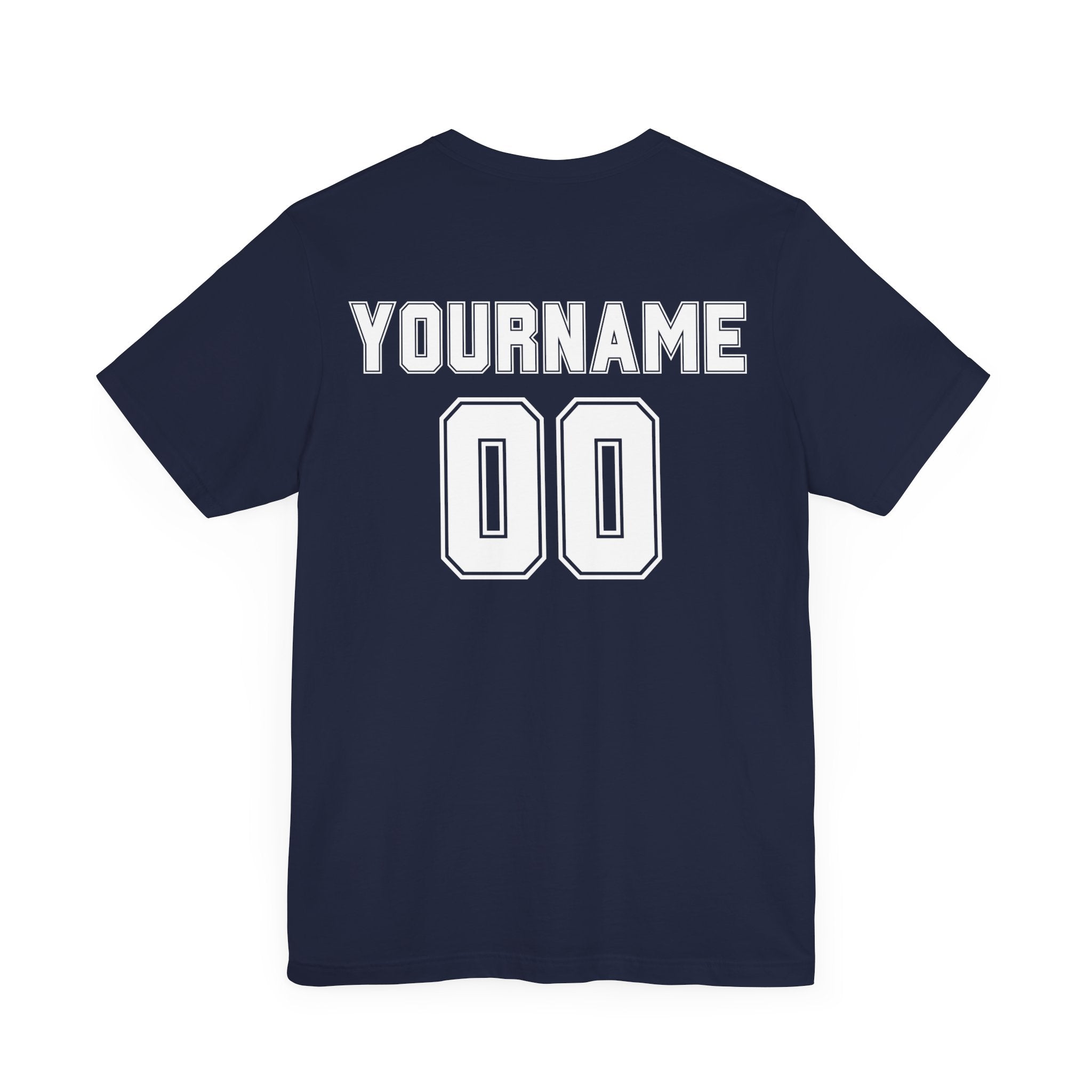 Custom Baseball-Softball Player Name and Number T-Shirt
