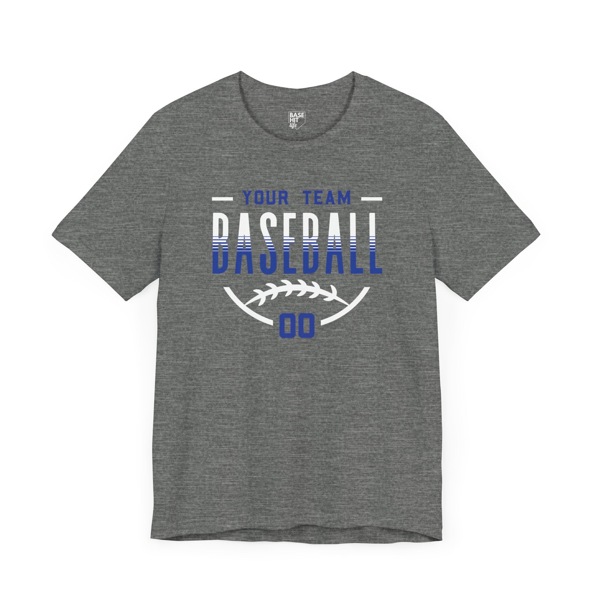 Custom Baseball Team Name & Number T-Shirt