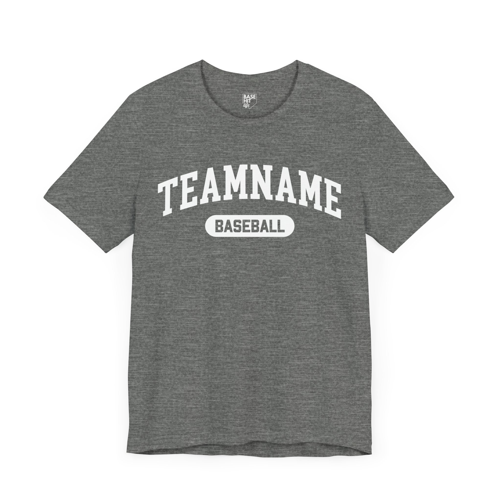 Custom Baseball Team, Name & Number T-Shirt