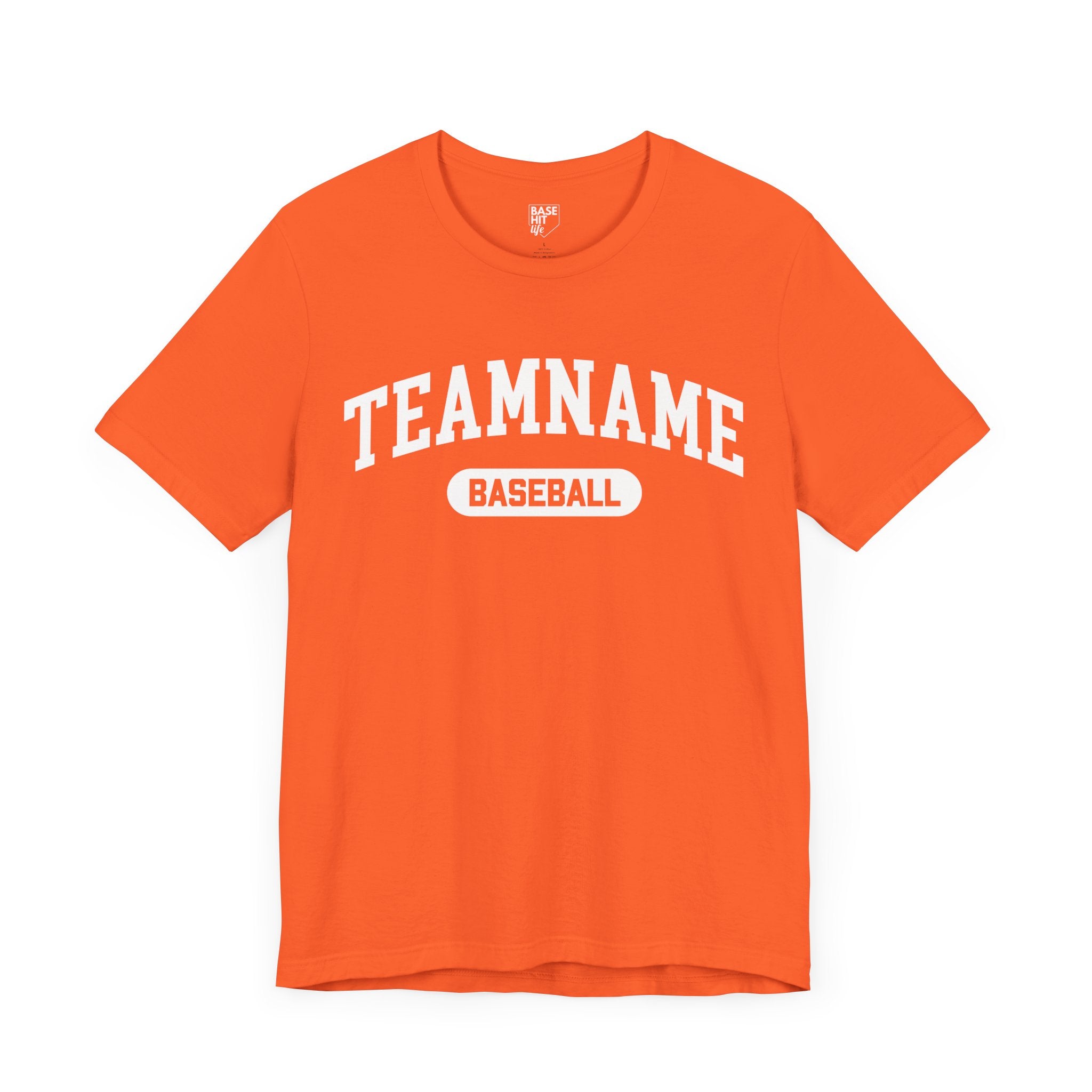 Custom Baseball Team, Name & Number T-Shirt