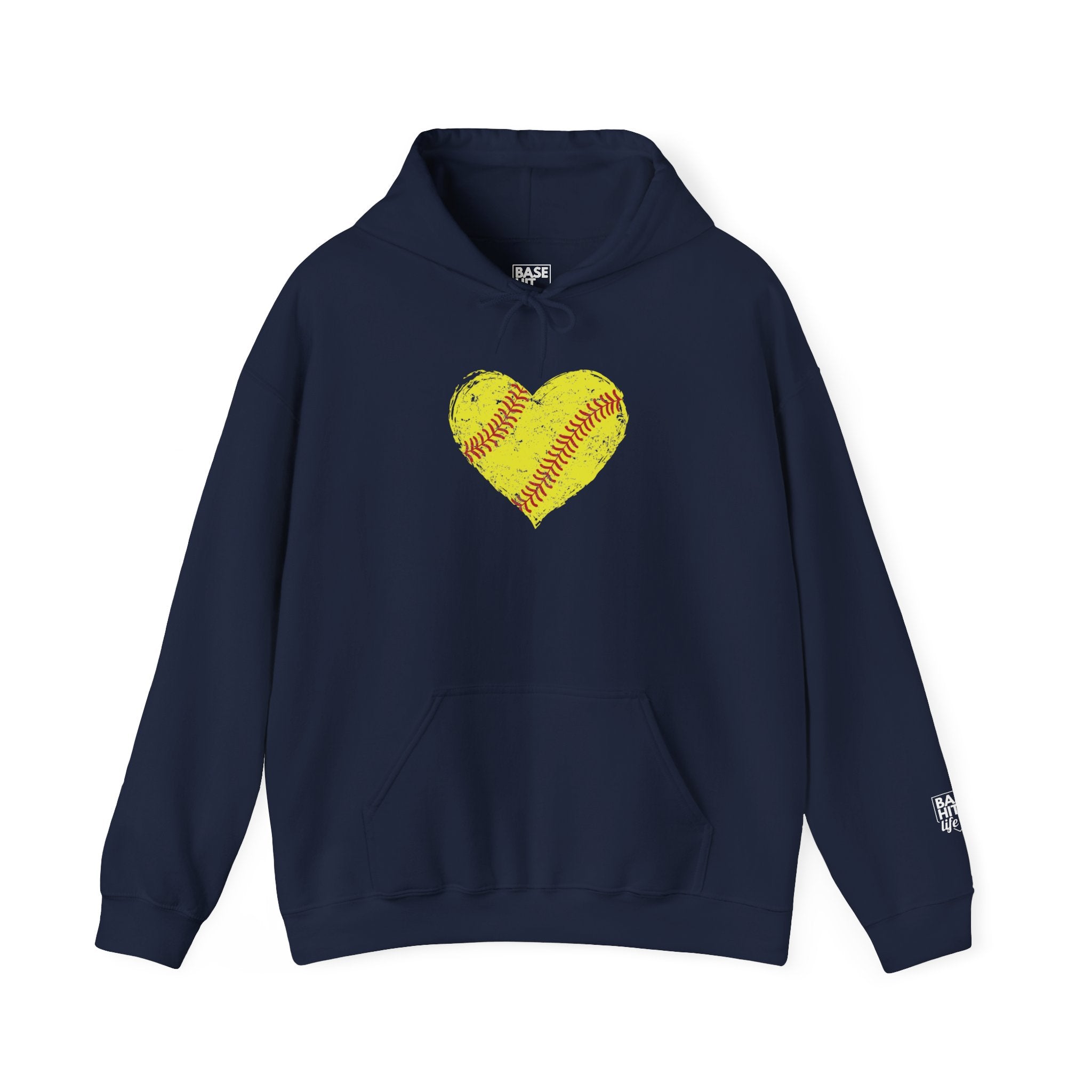Softball Heart Hoodie