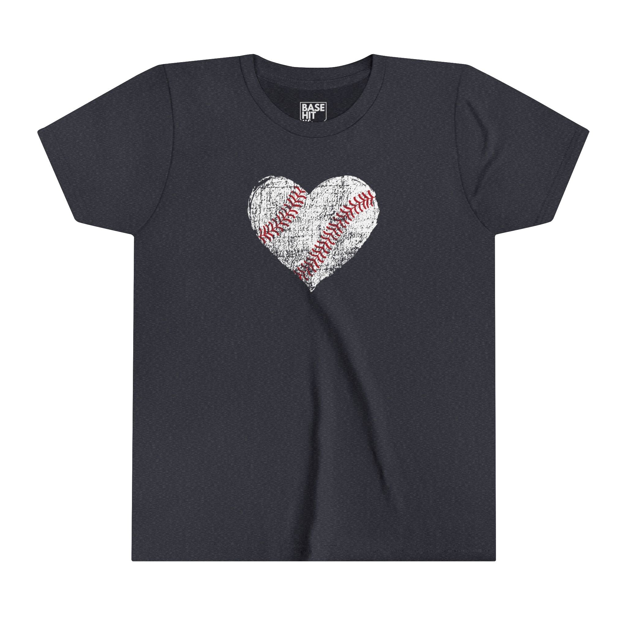 Youth Baseball Heart T-Shirt