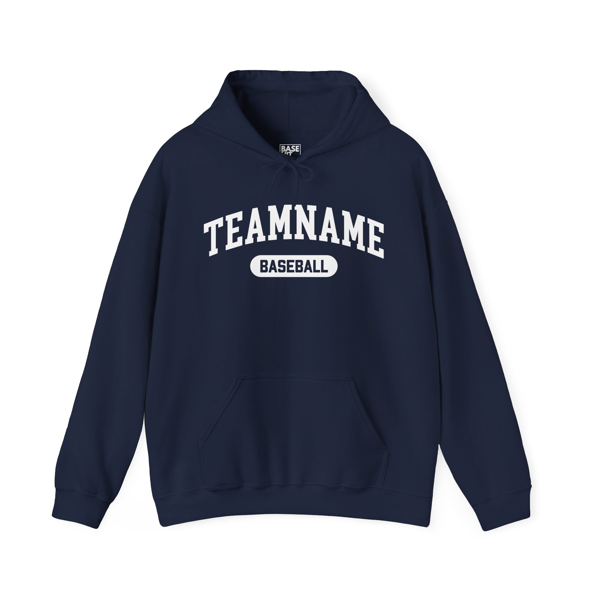 Custom Baseball Team, Name & Number Hoodie