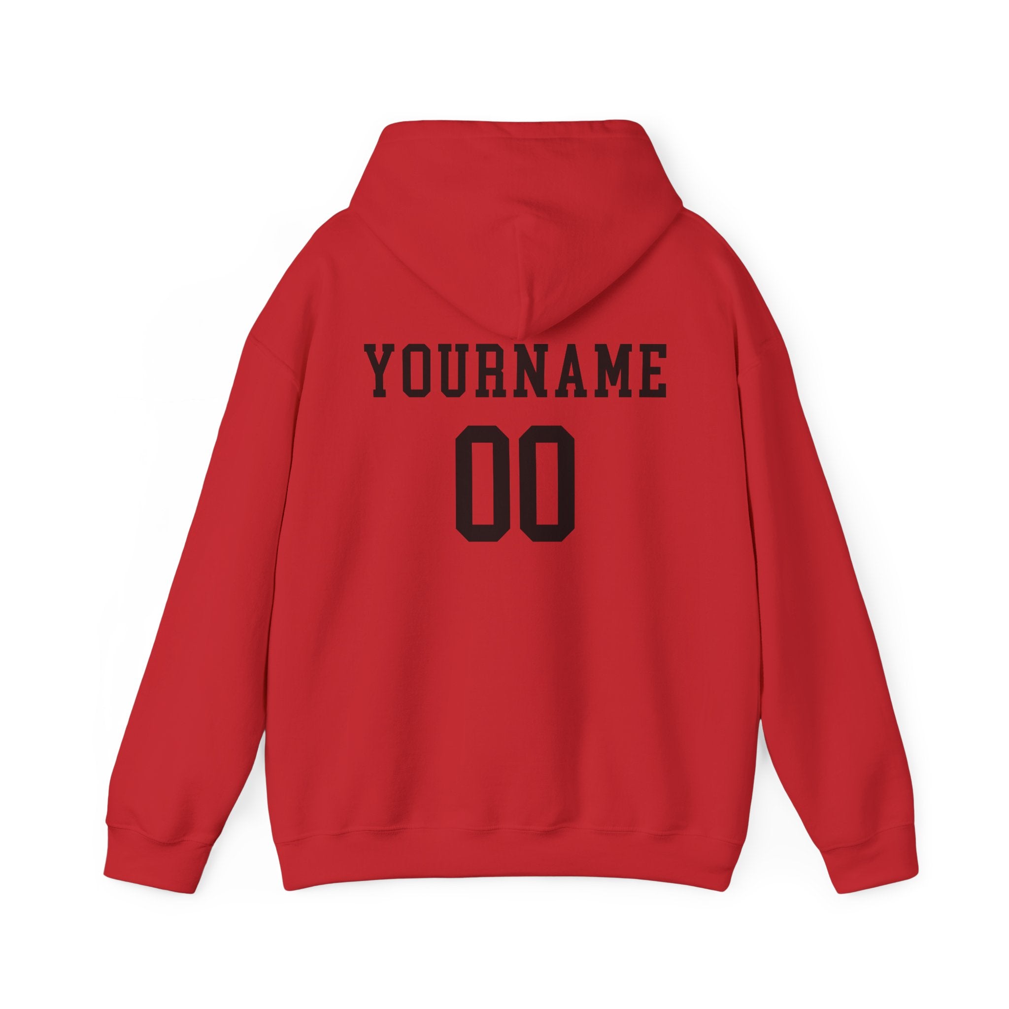 Custom Baseball Team, Name & Number Hoodie