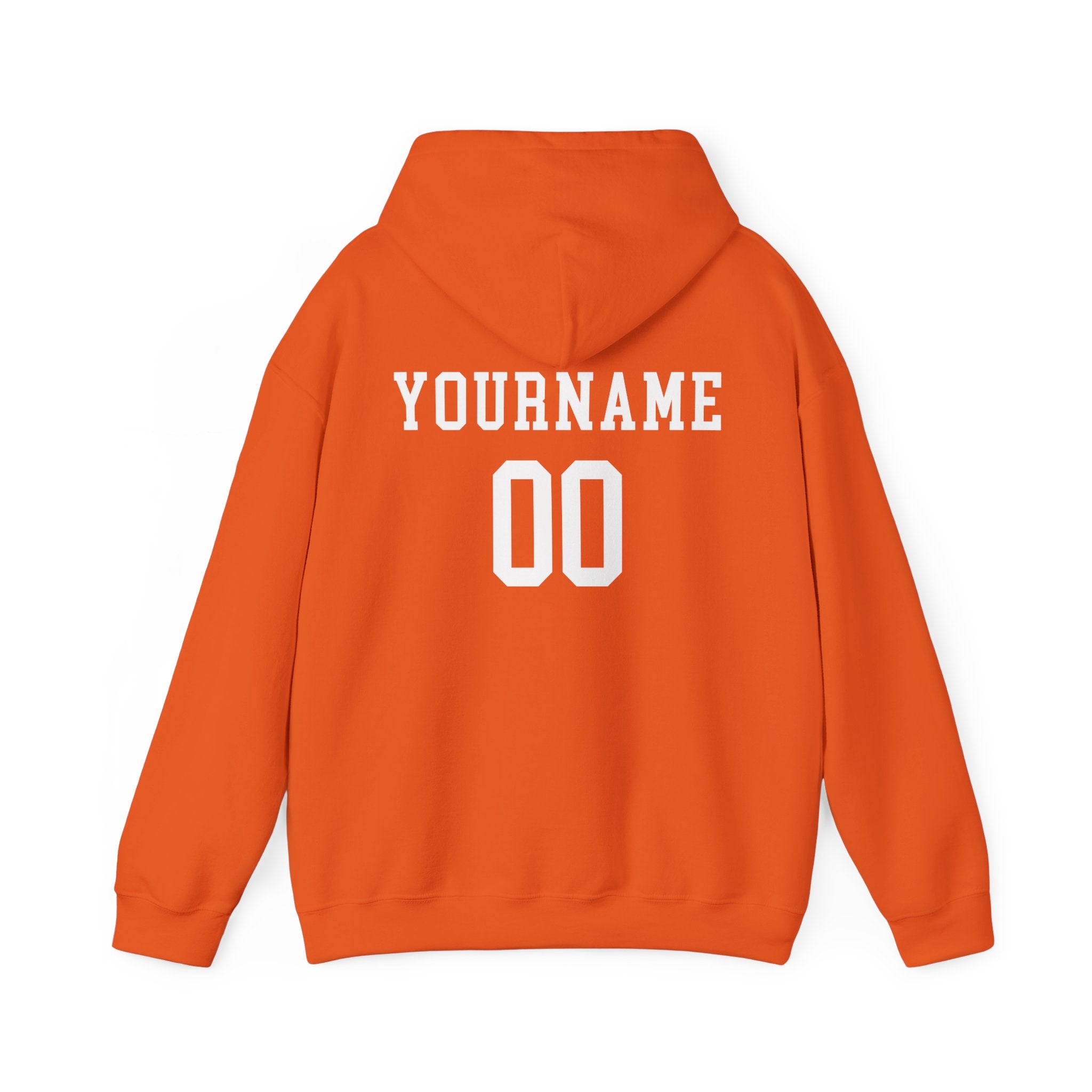 Custom Baseball Team, Name & Number Hoodie