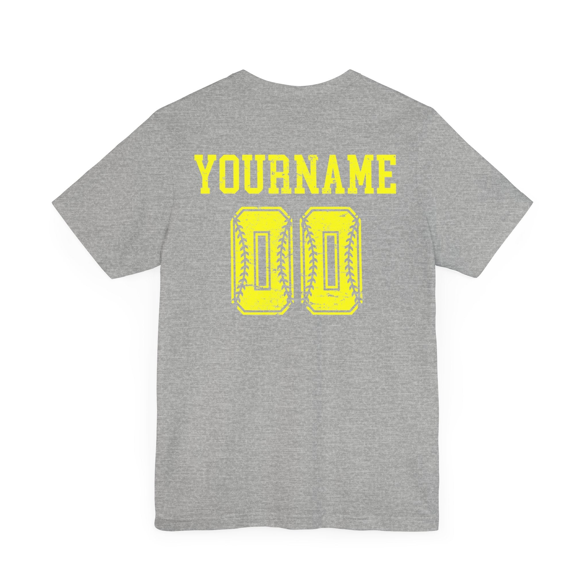 Custom Softball Team, Name & Number T-Shirt