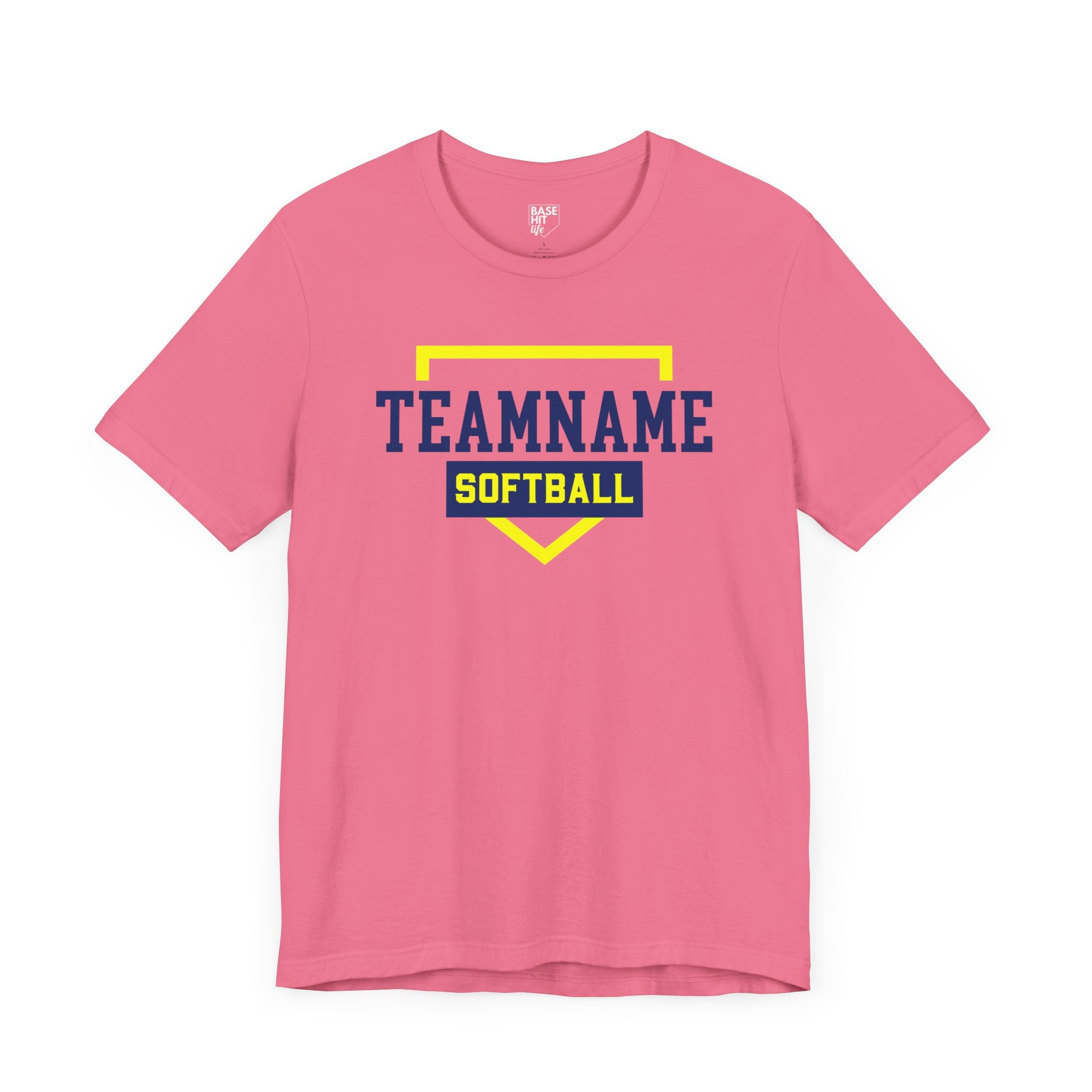 Custom Softball Team, Name & Number T-Shirt