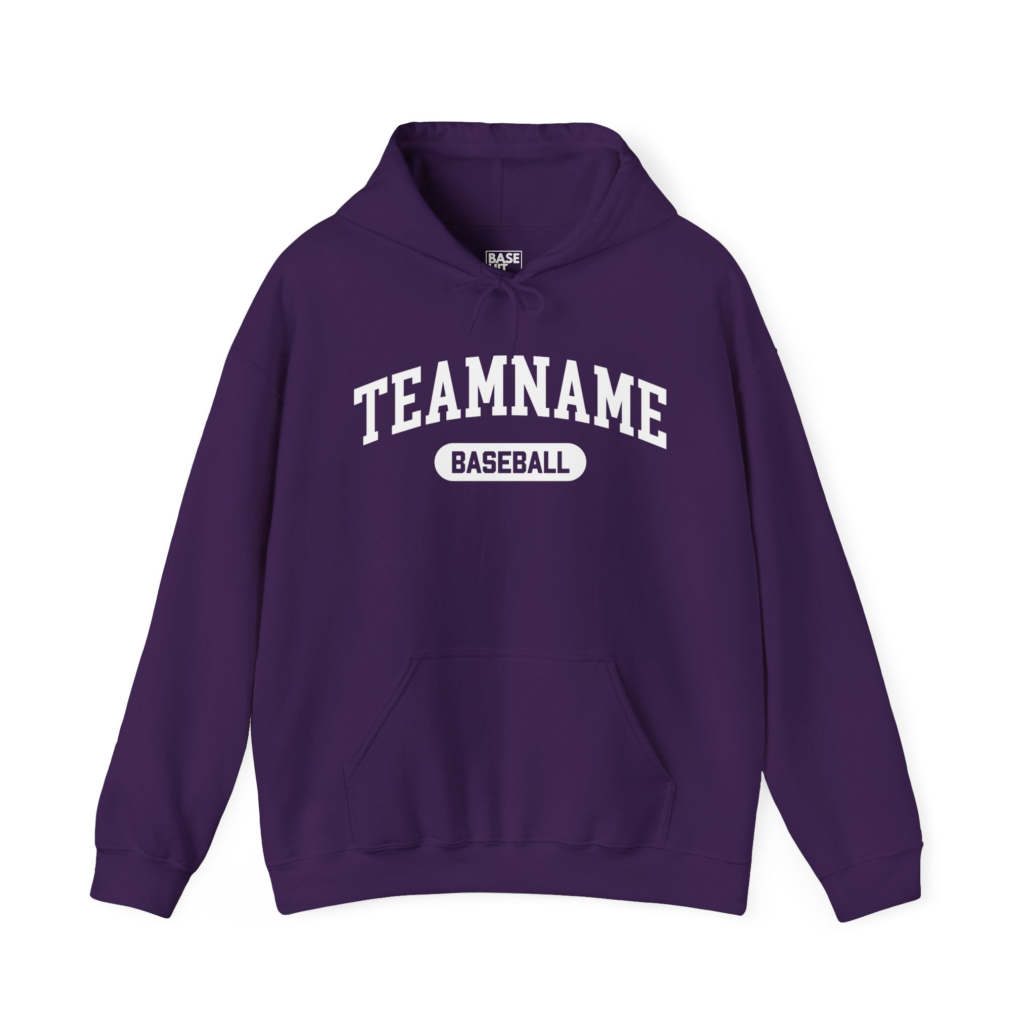 Custom Baseball Team, Name & Number Hoodie