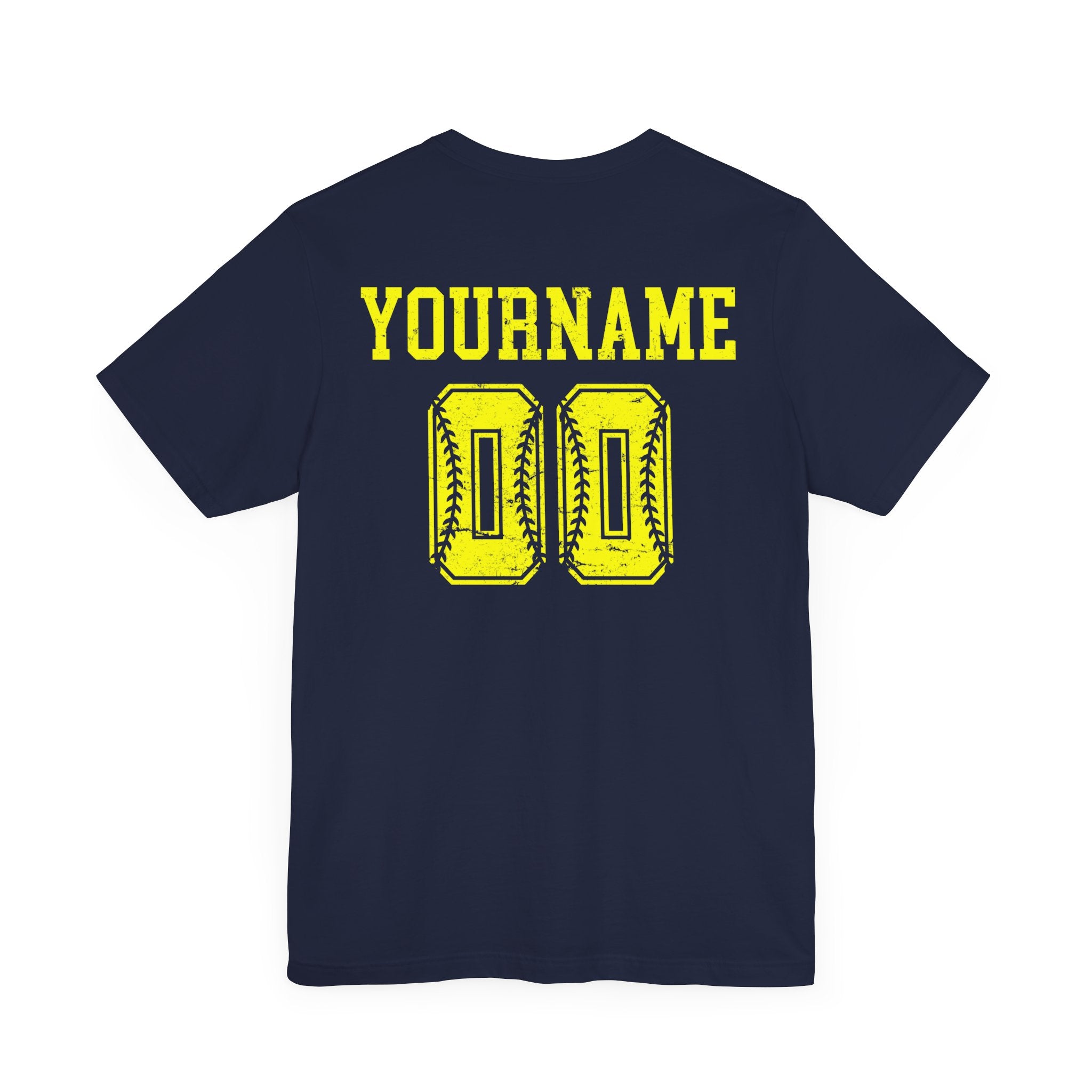 Custom Softball Team, Name & Number T-Shirt