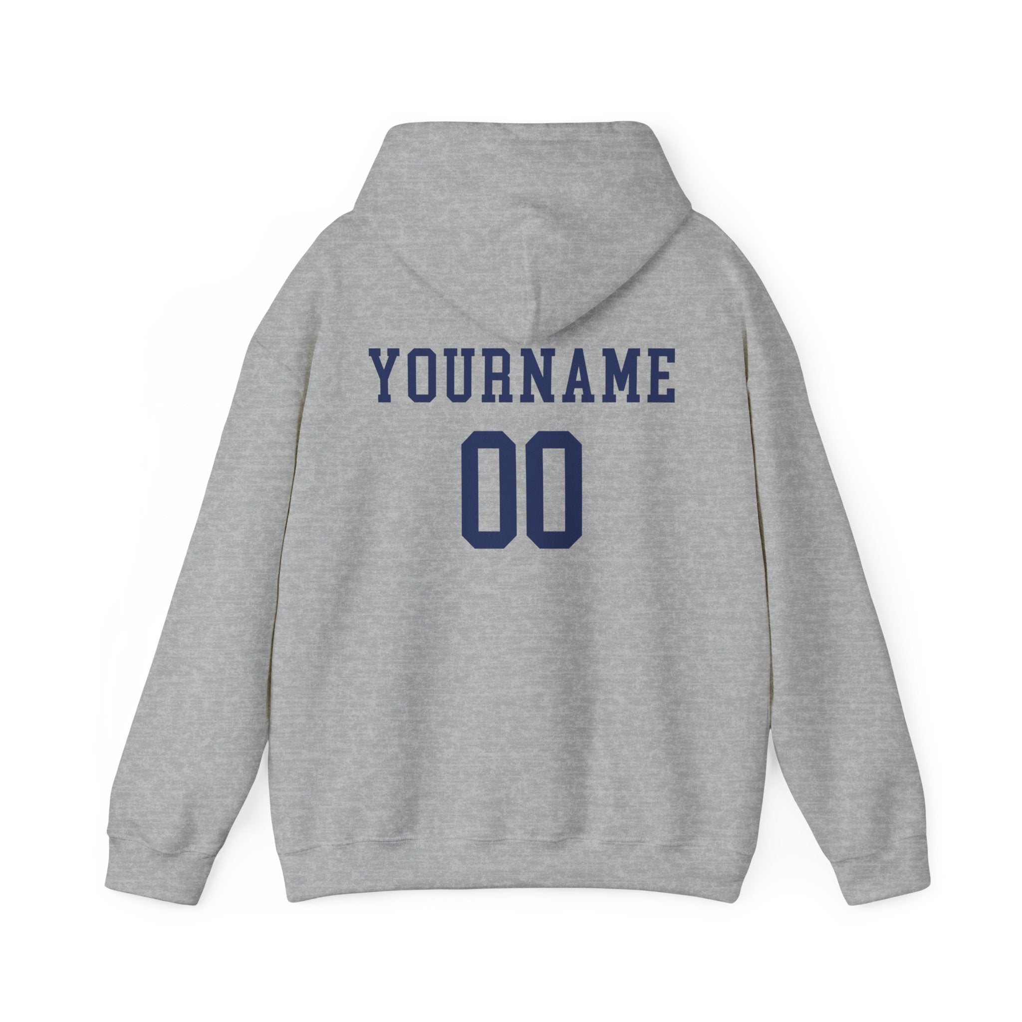 Custom Baseball Team, Name & Number Hoodie