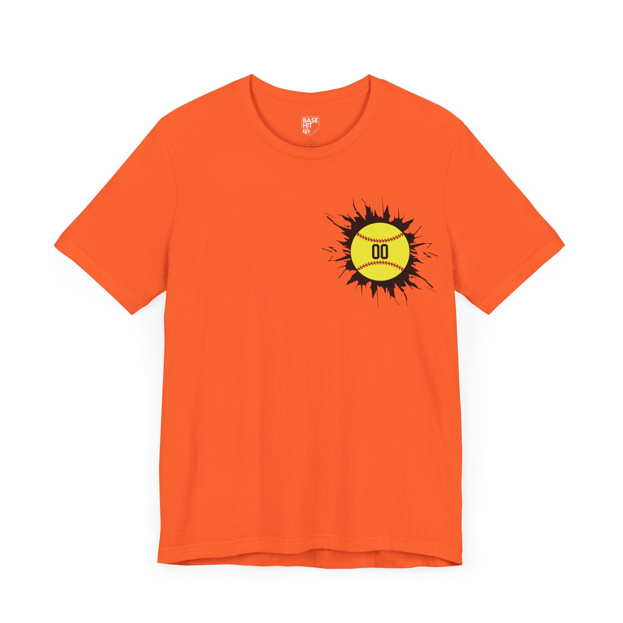 Custom Softball Player Name & Number T-Shirt