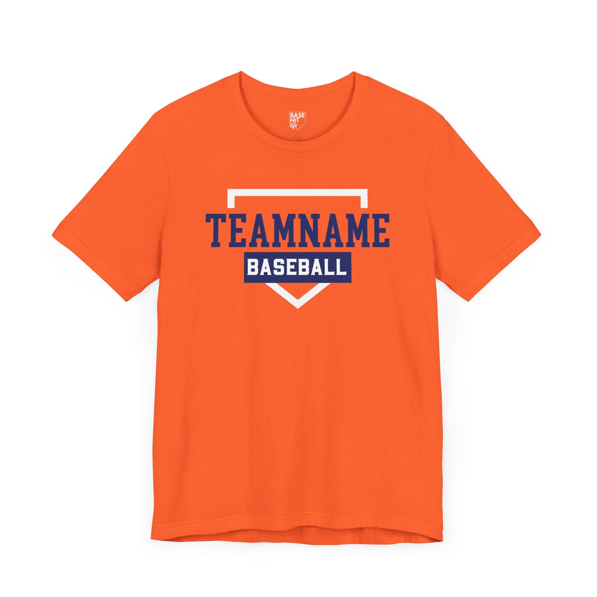 Custom Baseball Team, Name & Number T-Shirt