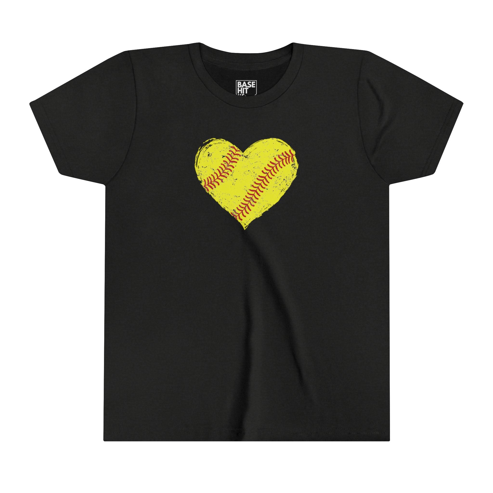 Youth Softball Heart T-Shirt