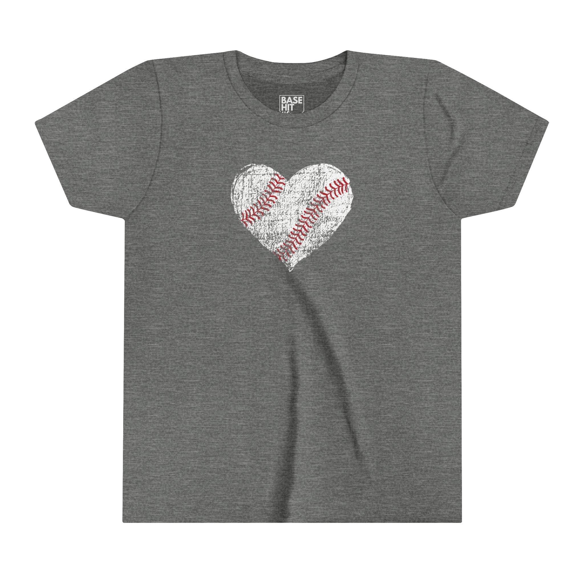 Youth Baseball Heart T-Shirt