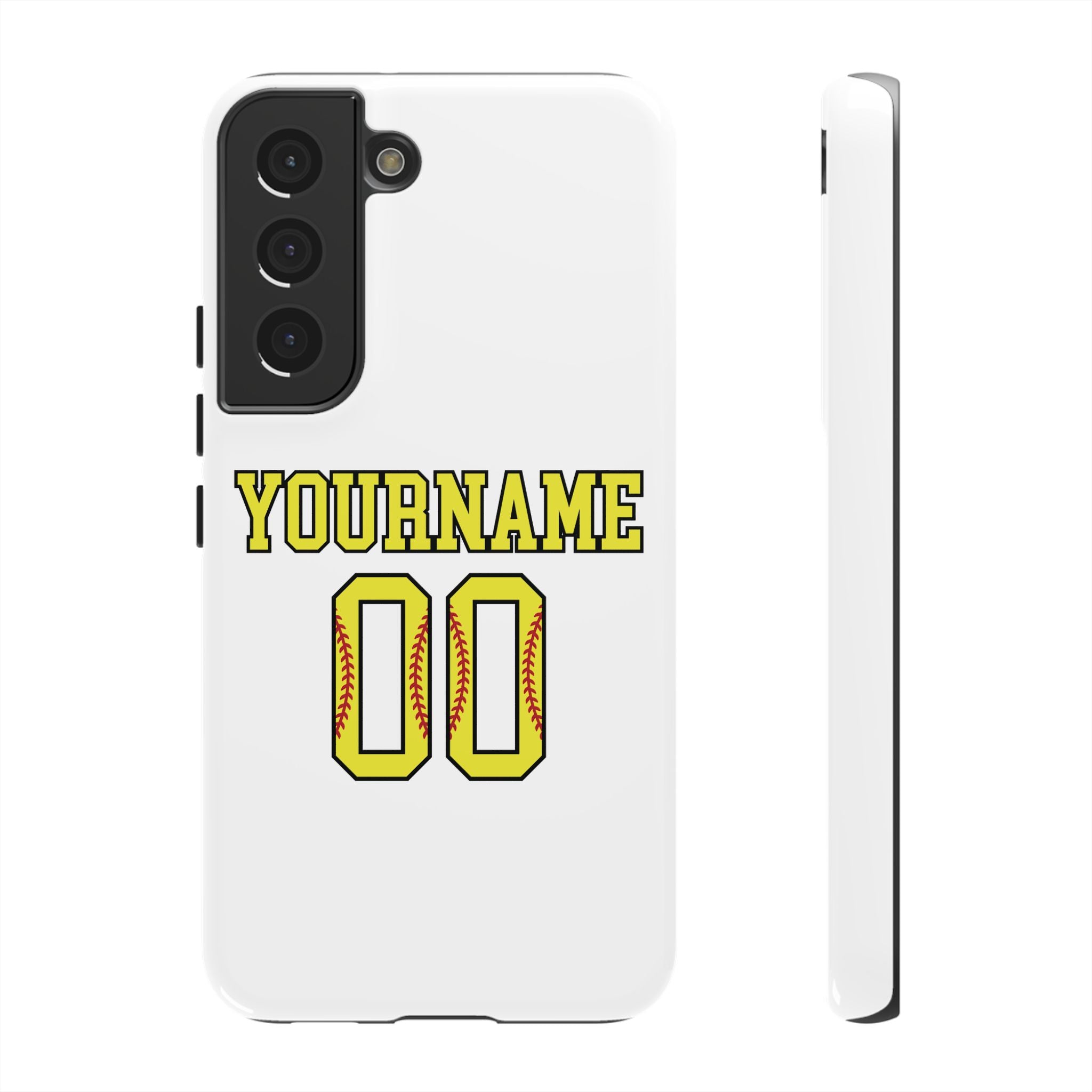 Personalized Softball Phone Case