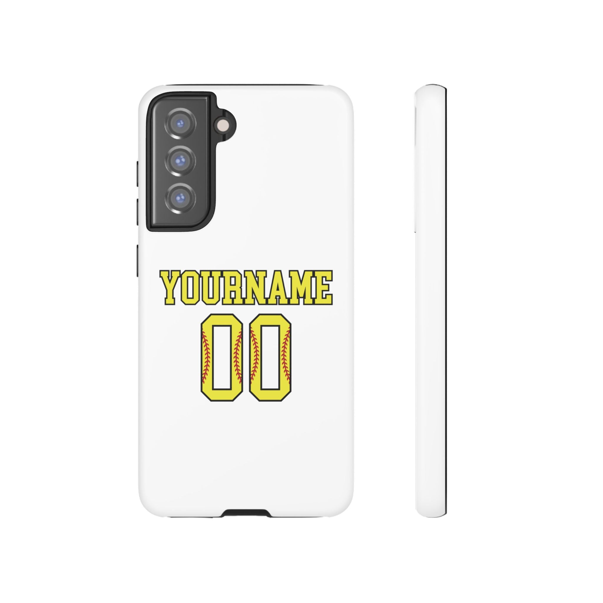 Personalized Softball Phone Case