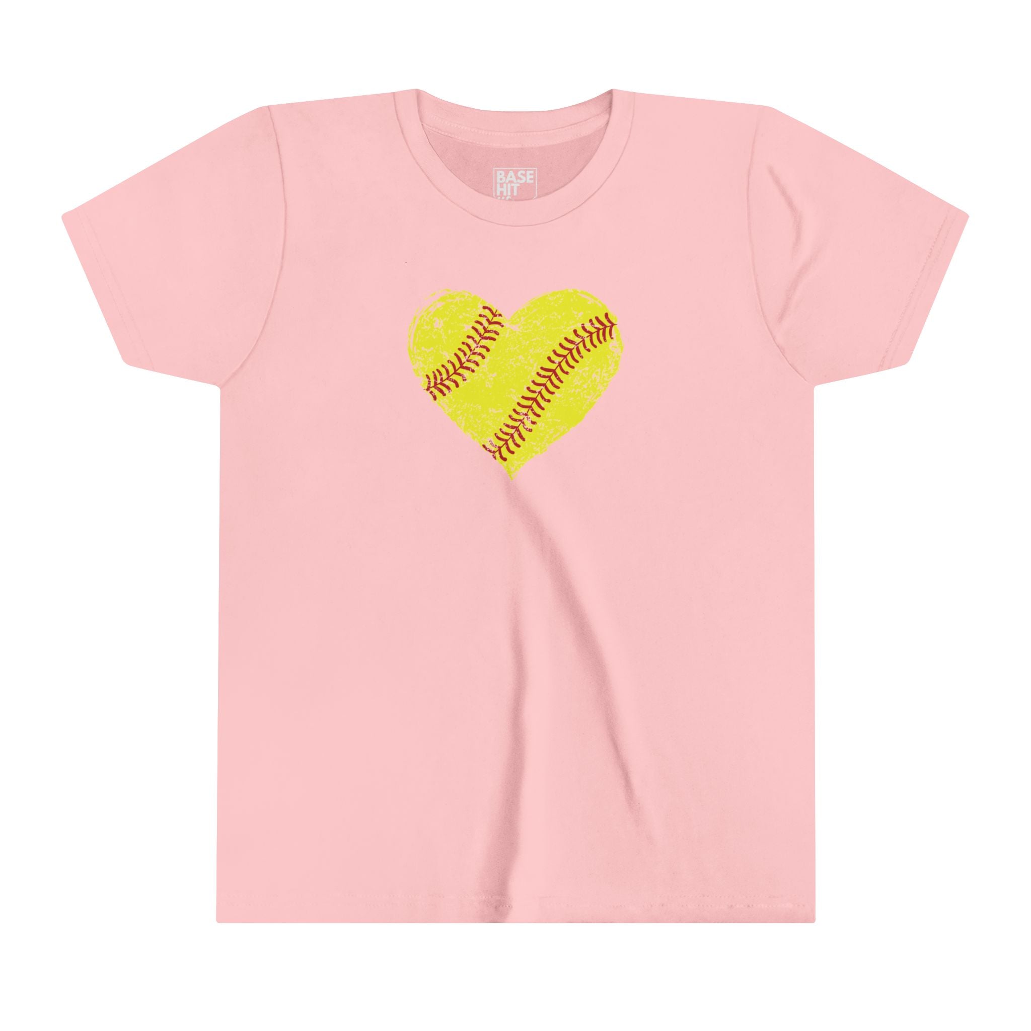 Youth Softball Heart T-Shirt