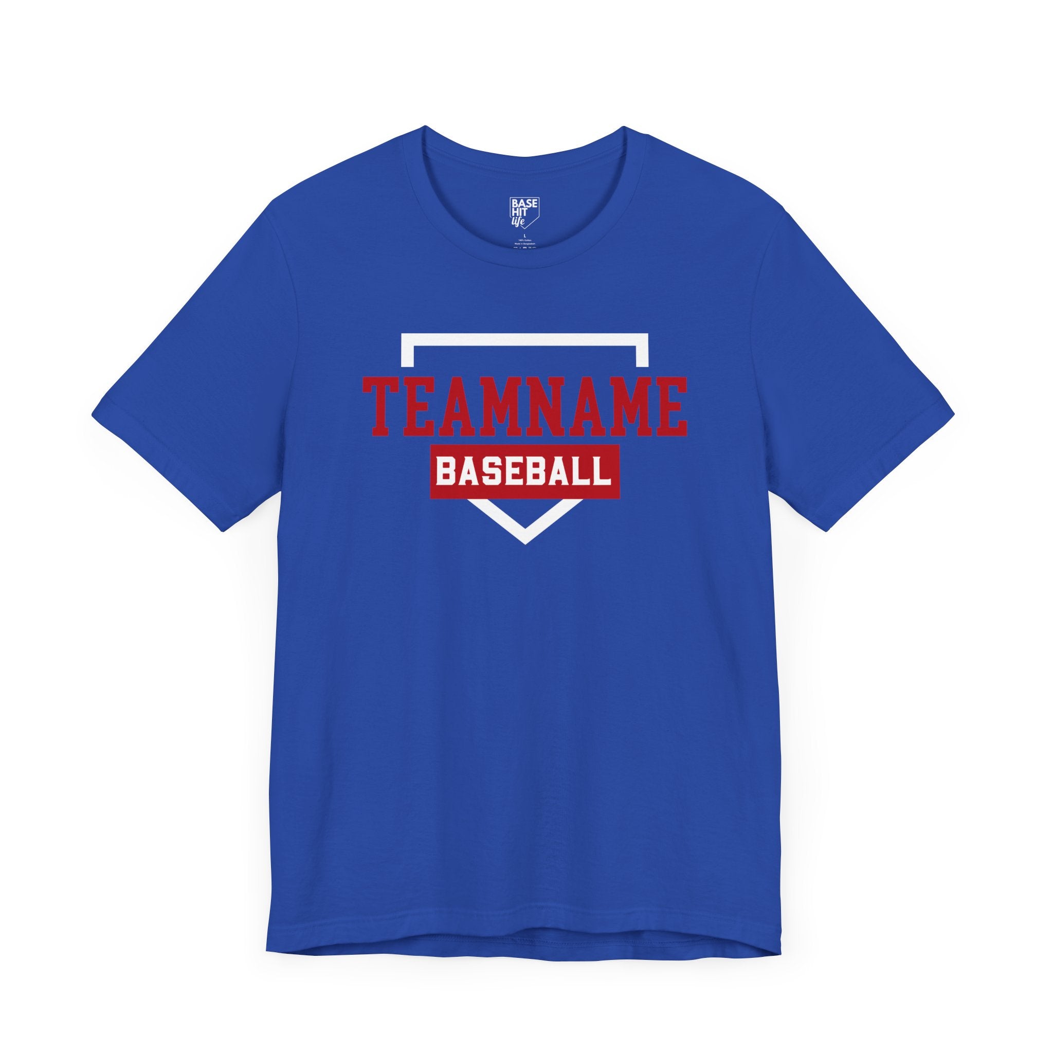 Custom Baseball Team, Name & Number T-Shirt
