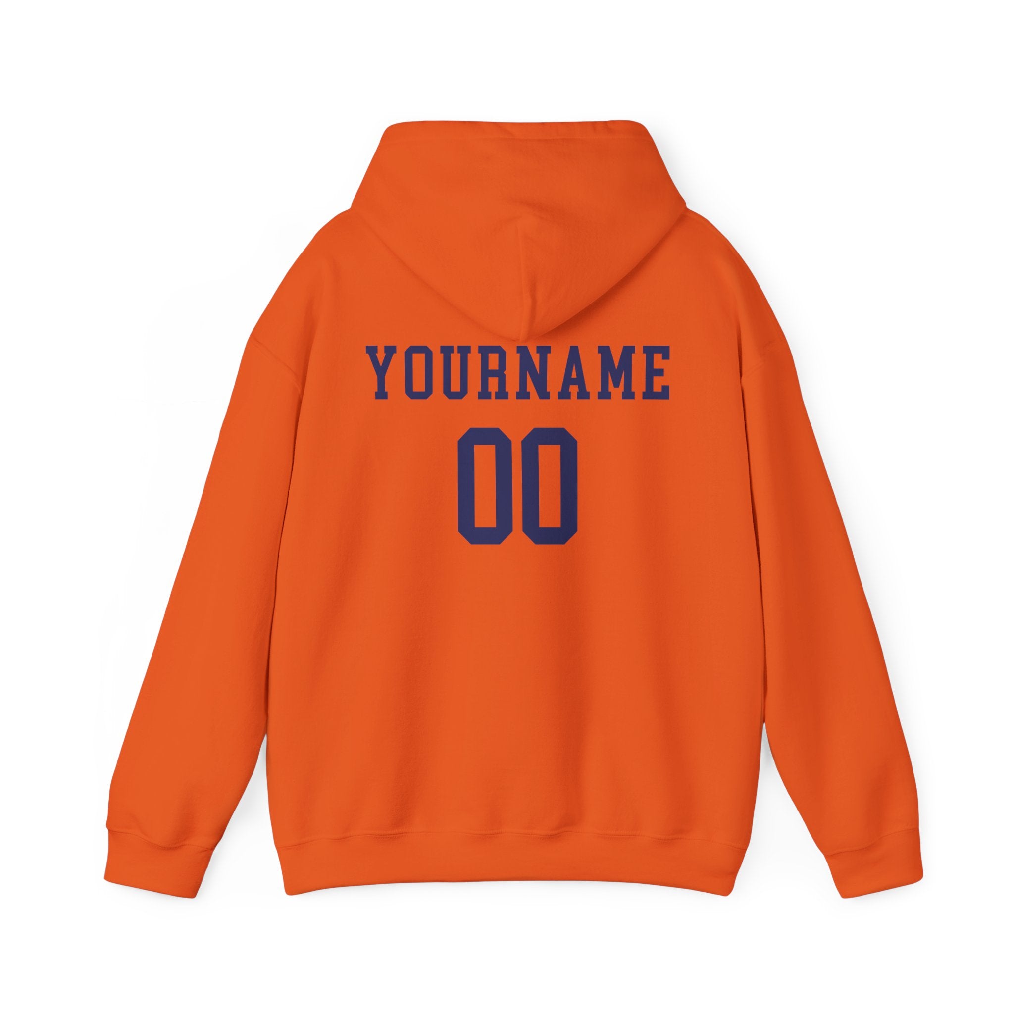 Custom Baseball Team, Name & Number Hoodie