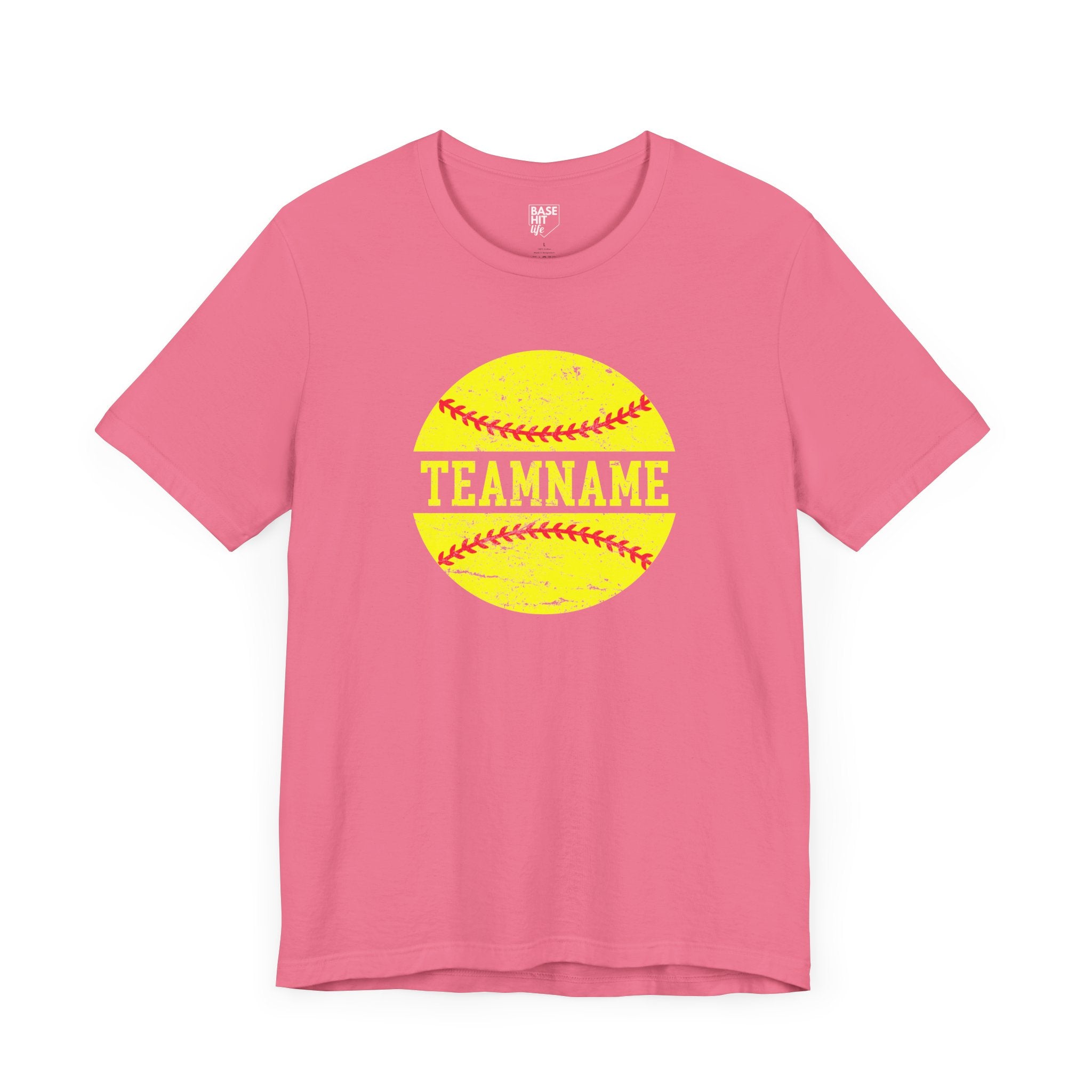 Custom Softball Team, Name & Number T-Shirt