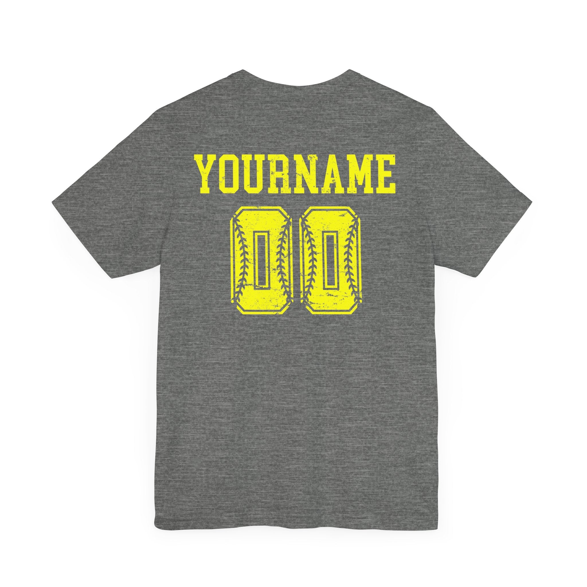 Custom Softball Team, Name & Number T-Shirt