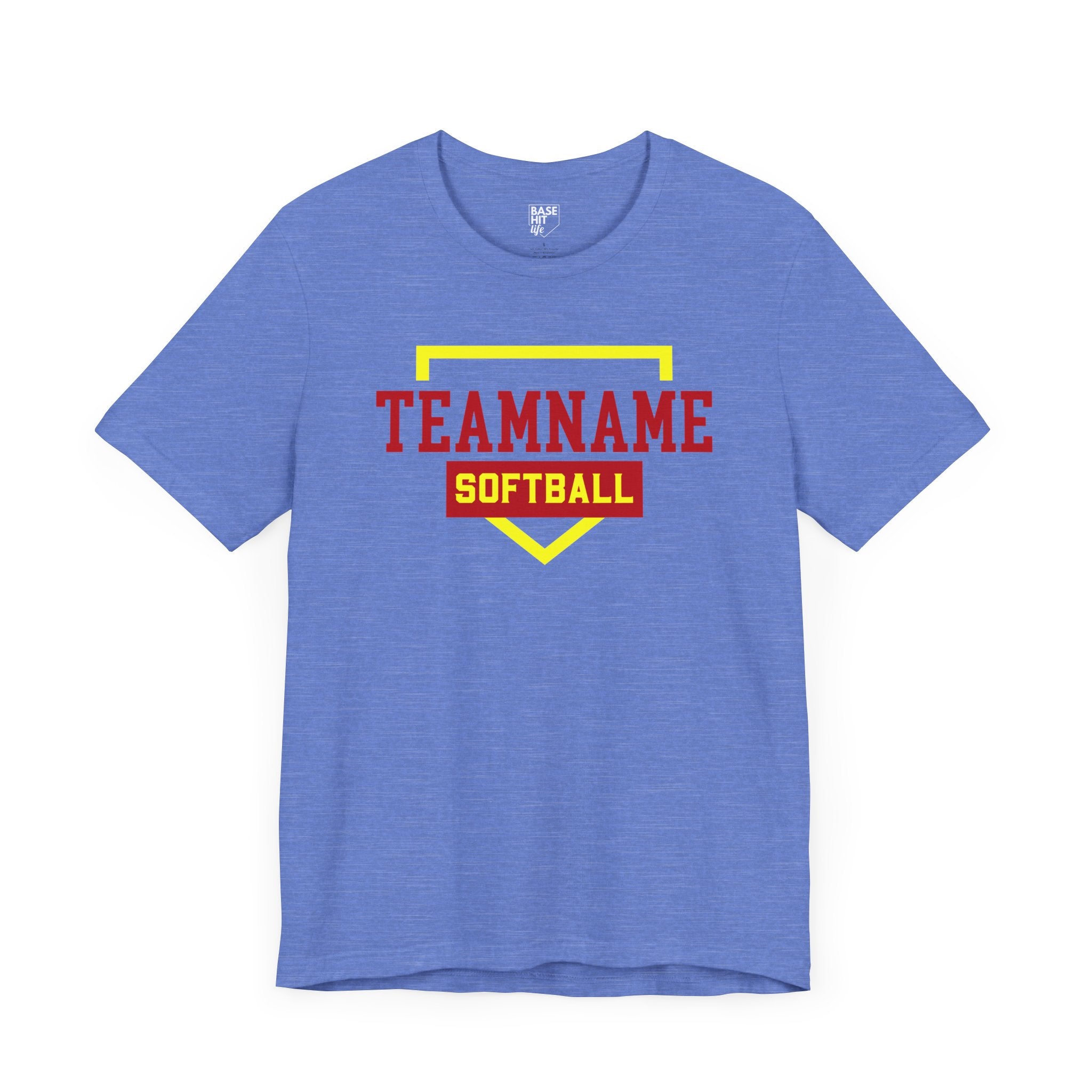 Custom Softball Team, Name & Number T-Shirt