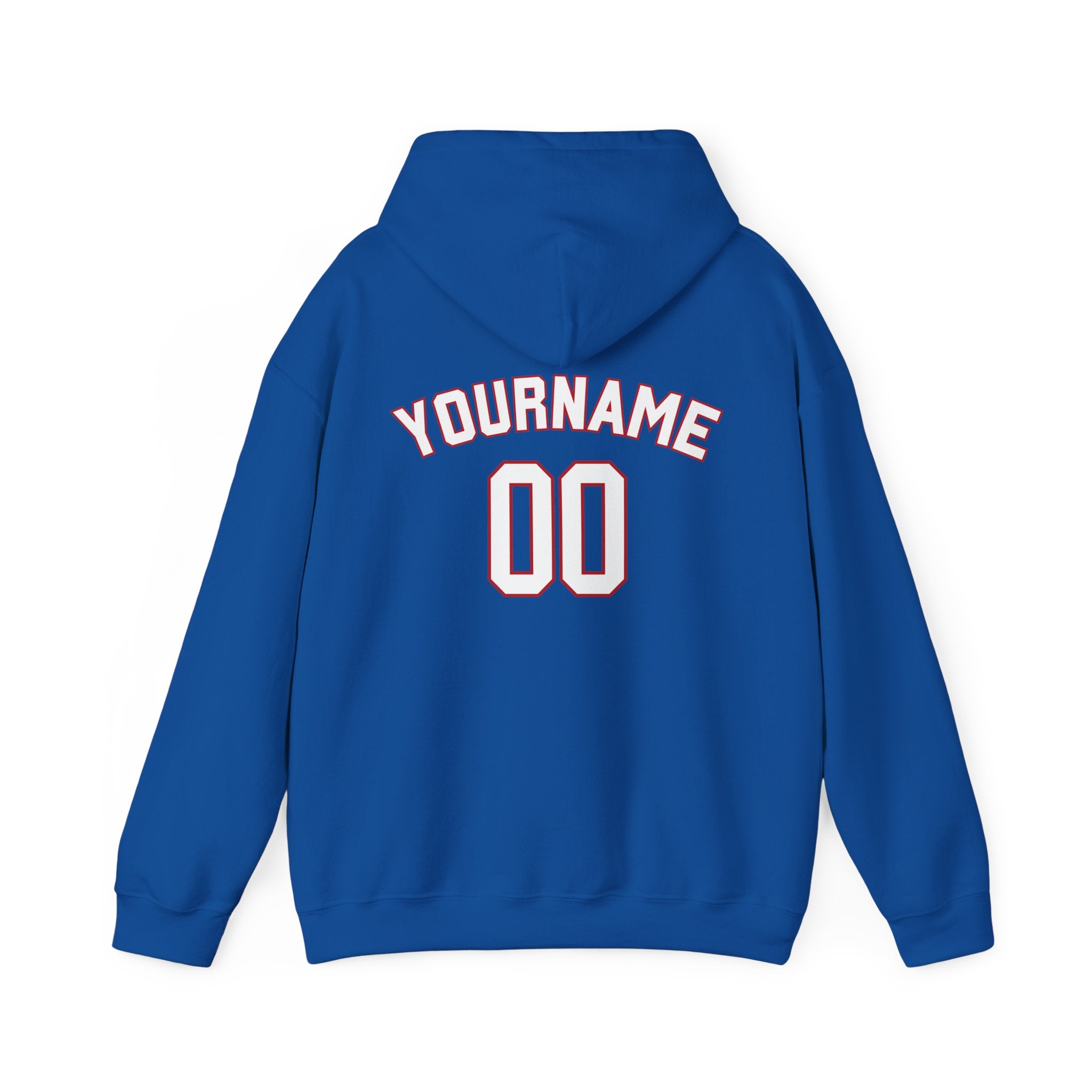 Baseball Custom Team, Name & Number Hoodie