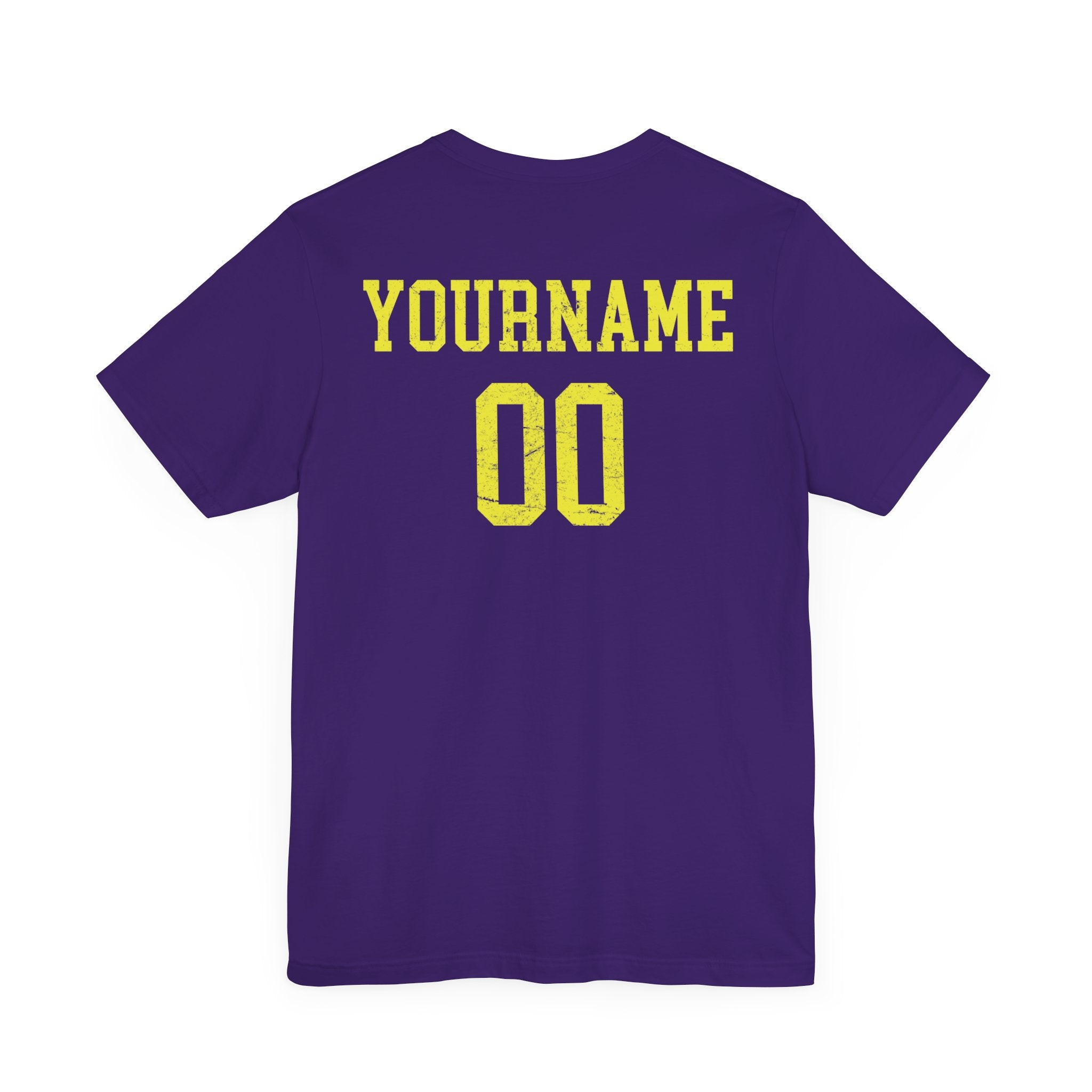 Custom Softball Player Name & Number T-Shirt